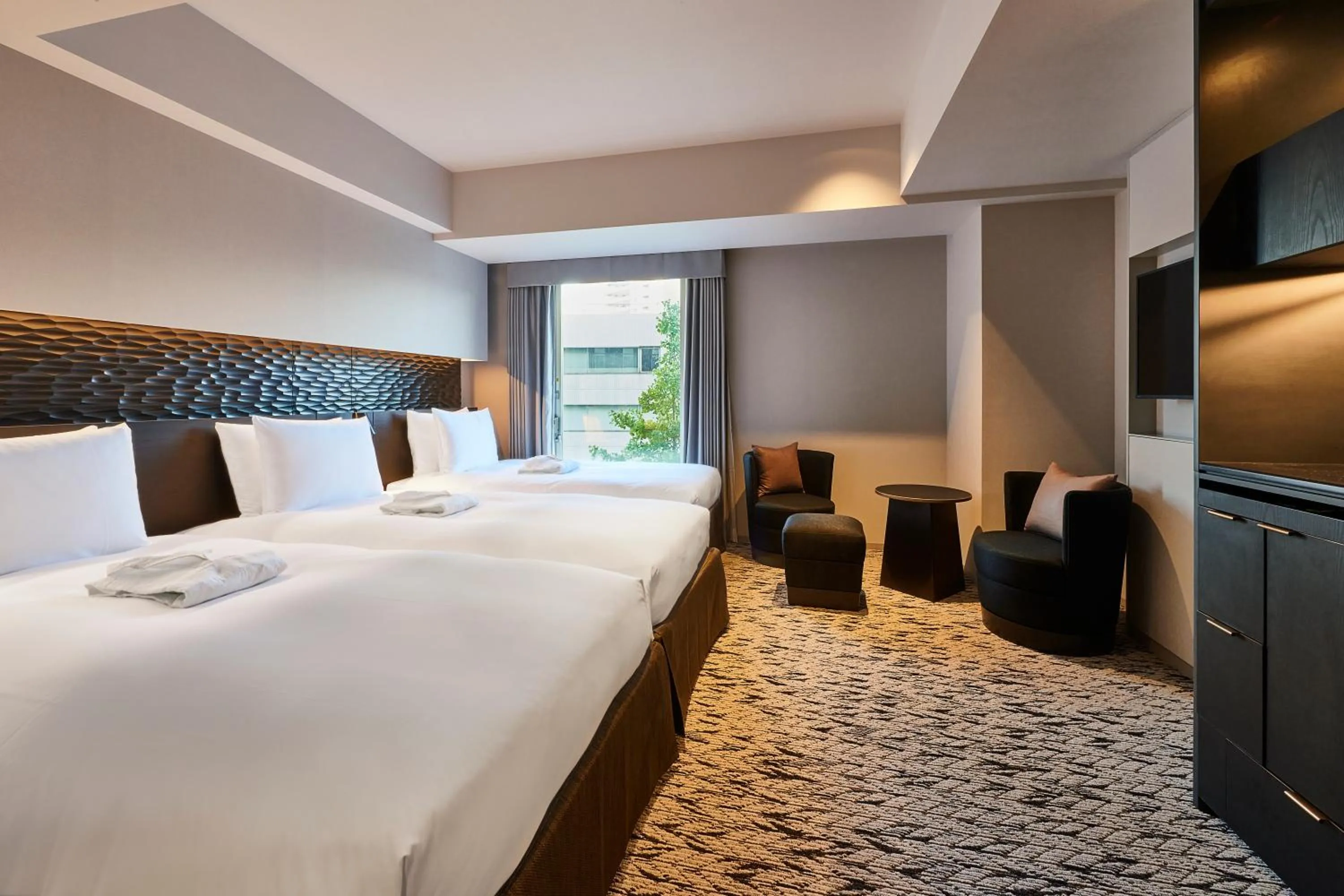 Bed in The Gate Hotel Ryogoku by Hulic