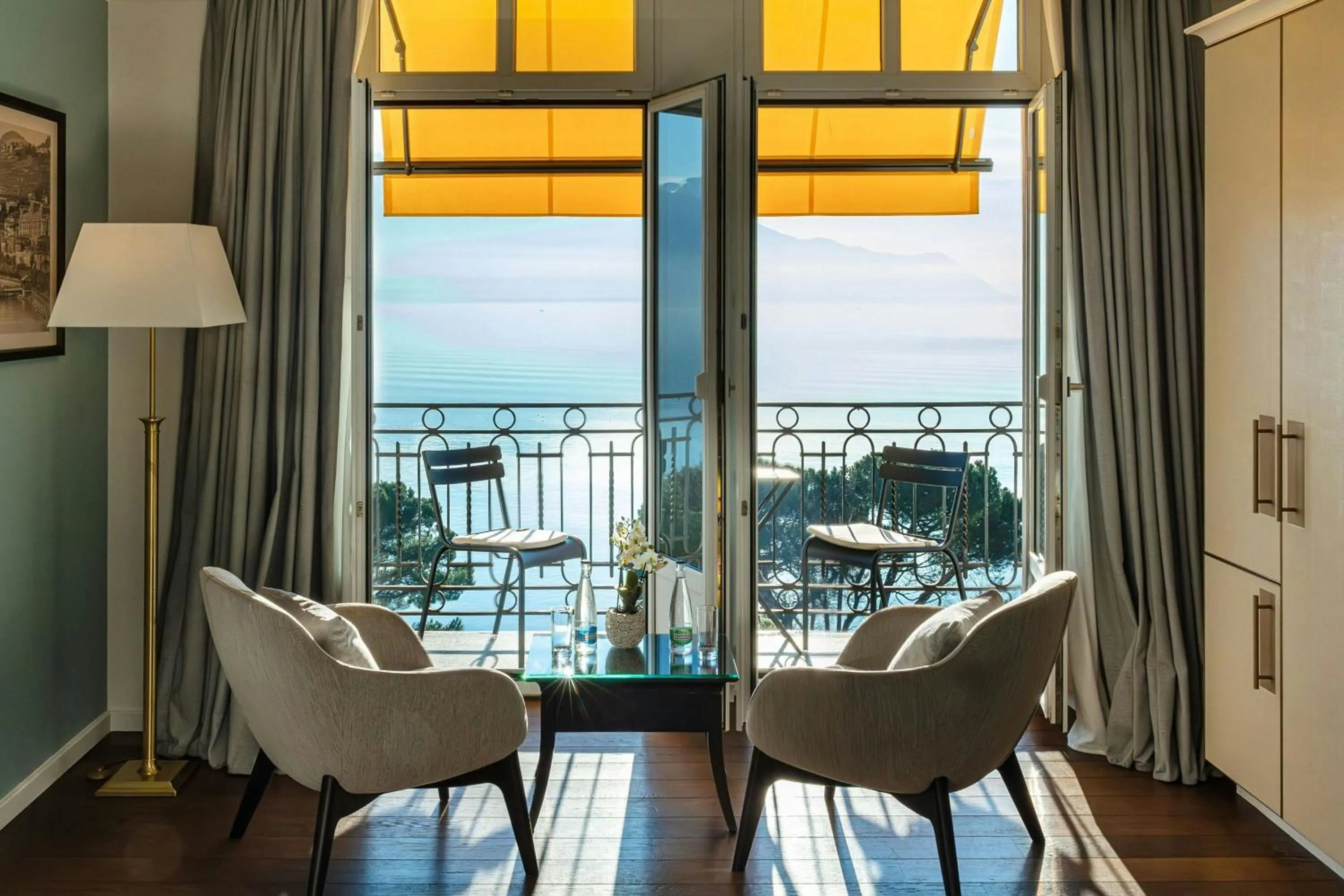 Photo of the whole room in Grand Hotel Suisse Majestic, Autograph Collection