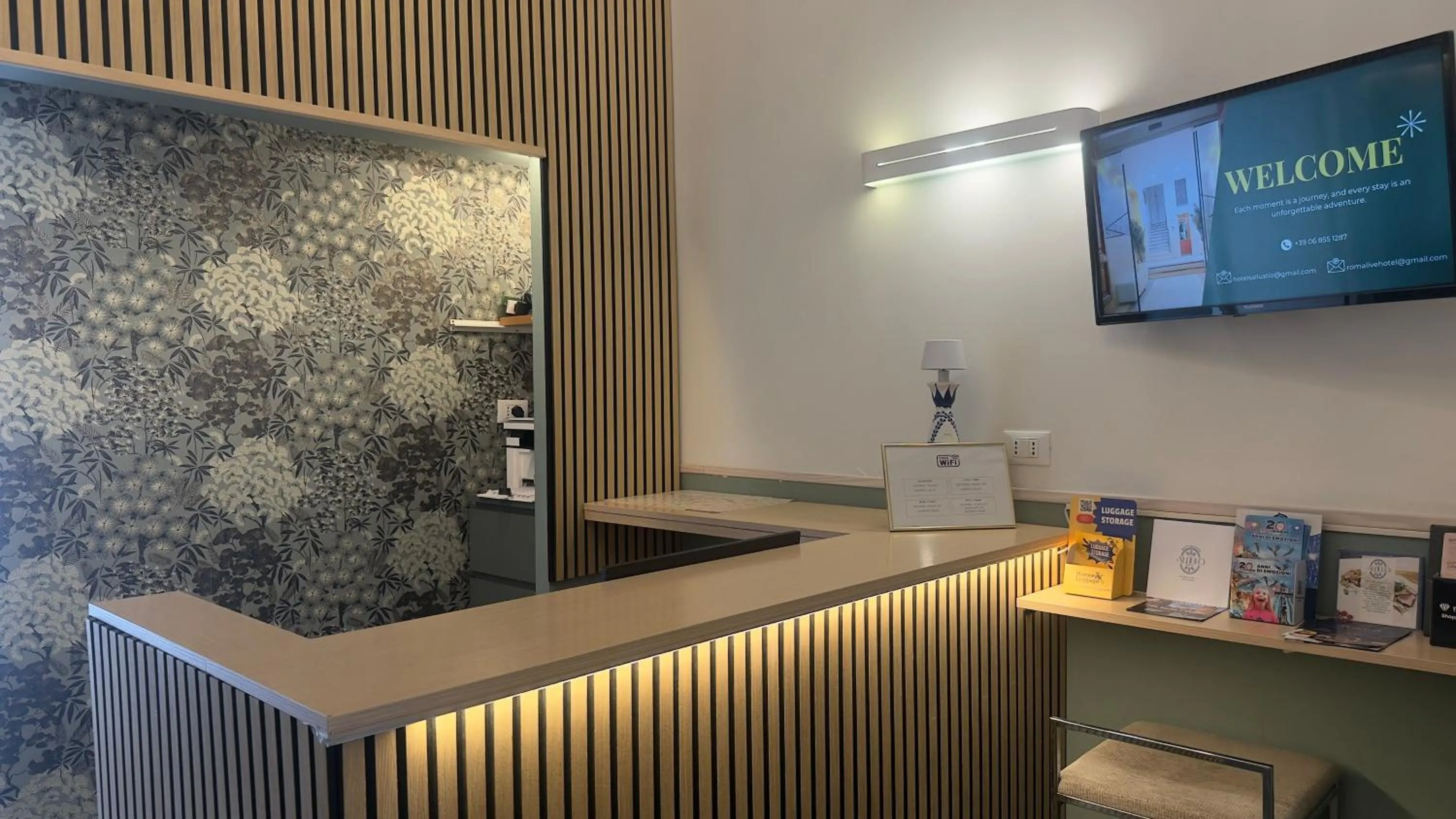 Lobby or reception in Romalive Hotel