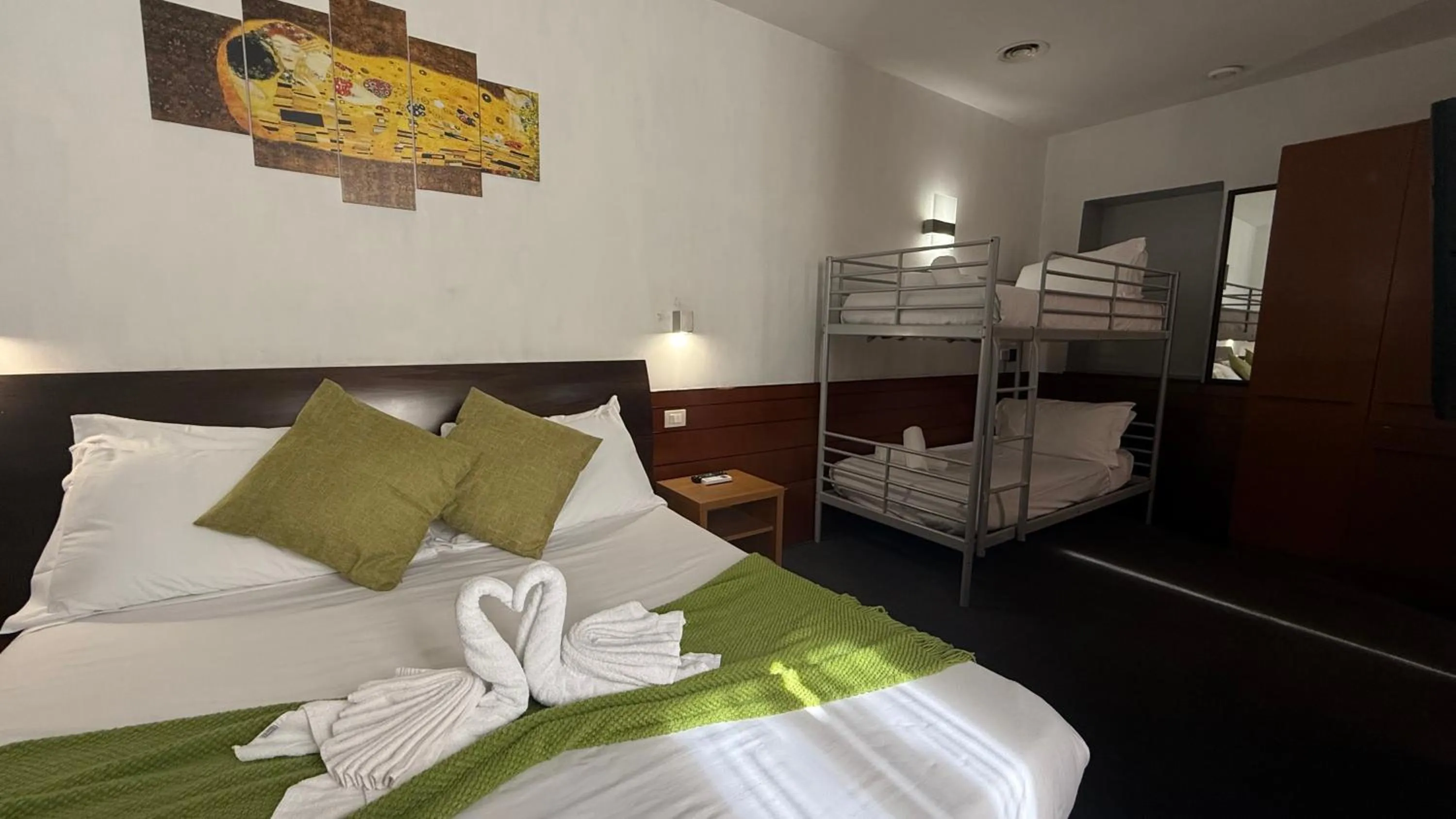 Bed in Romalive Hotel