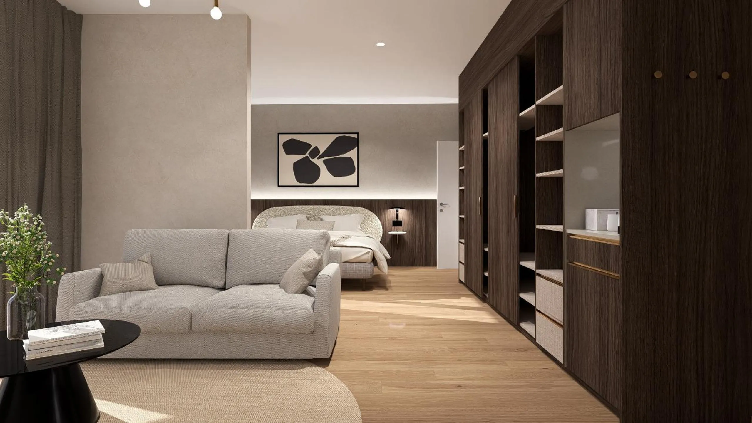 Bedroom in Hotel la Palma au Lac