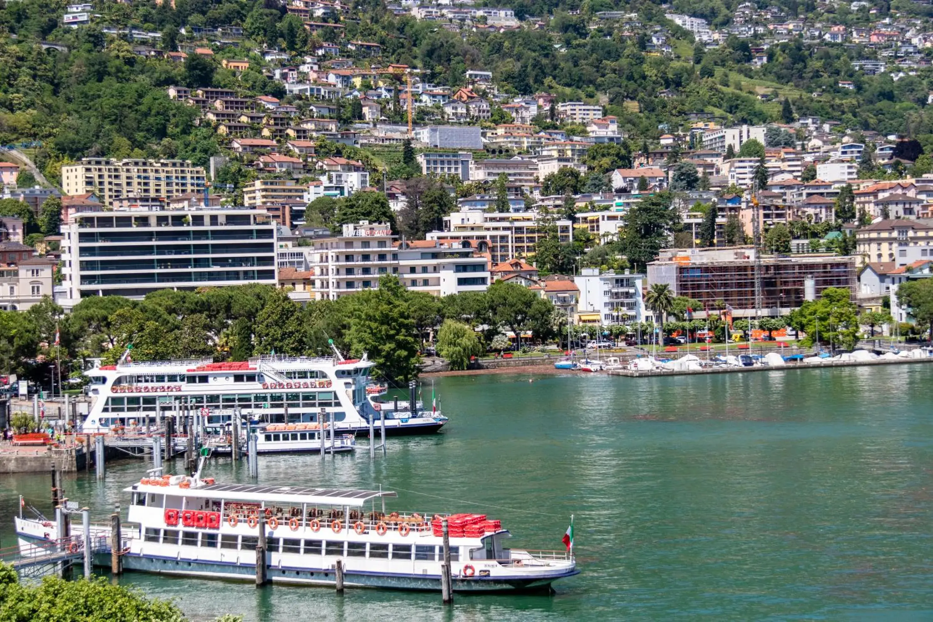 River view in H4 Hotel Arcadia Locarno River view in H4 Hotel Arcadia Locarno