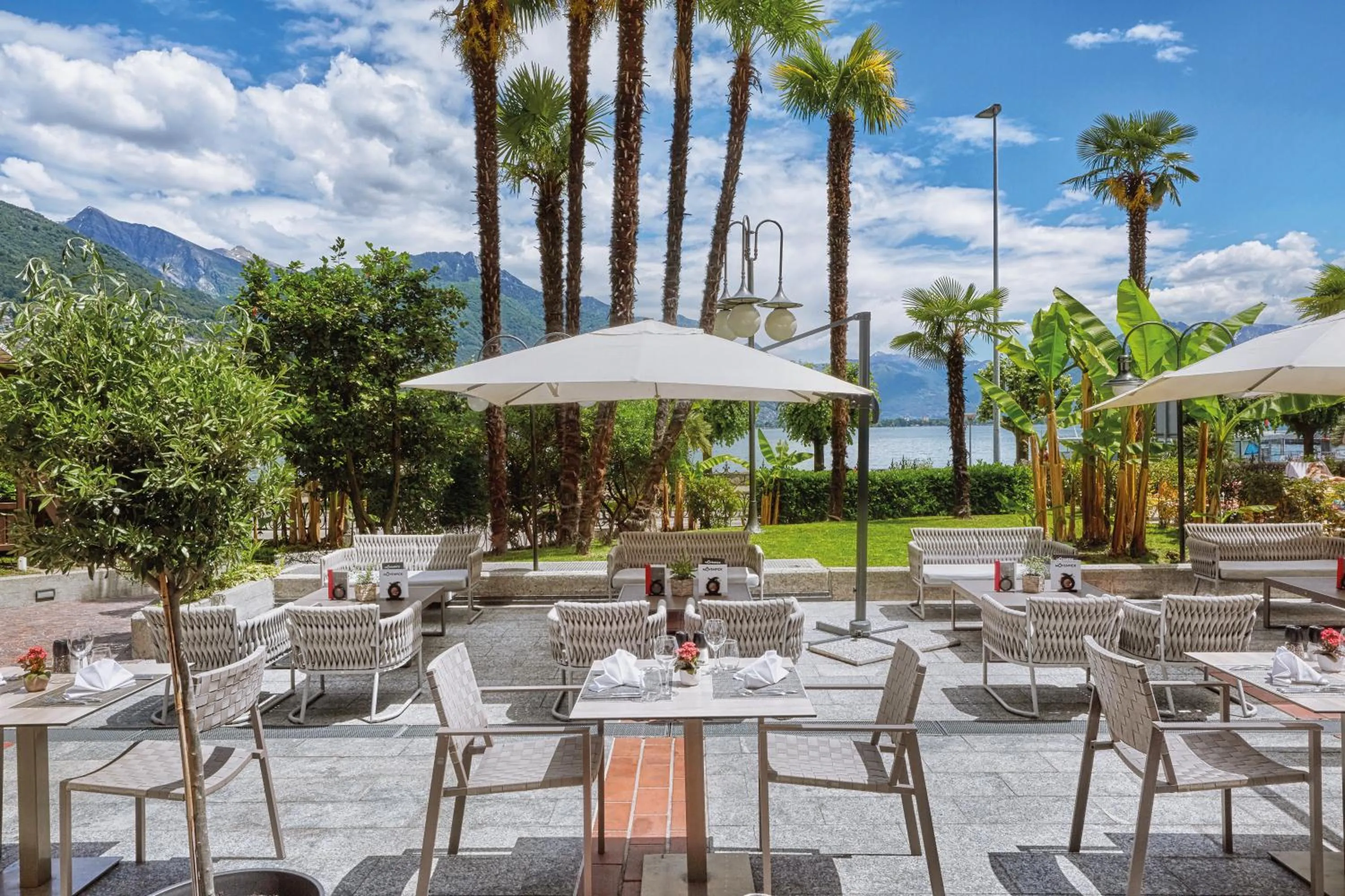 Property building in H4 Hotel Arcadia Locarno