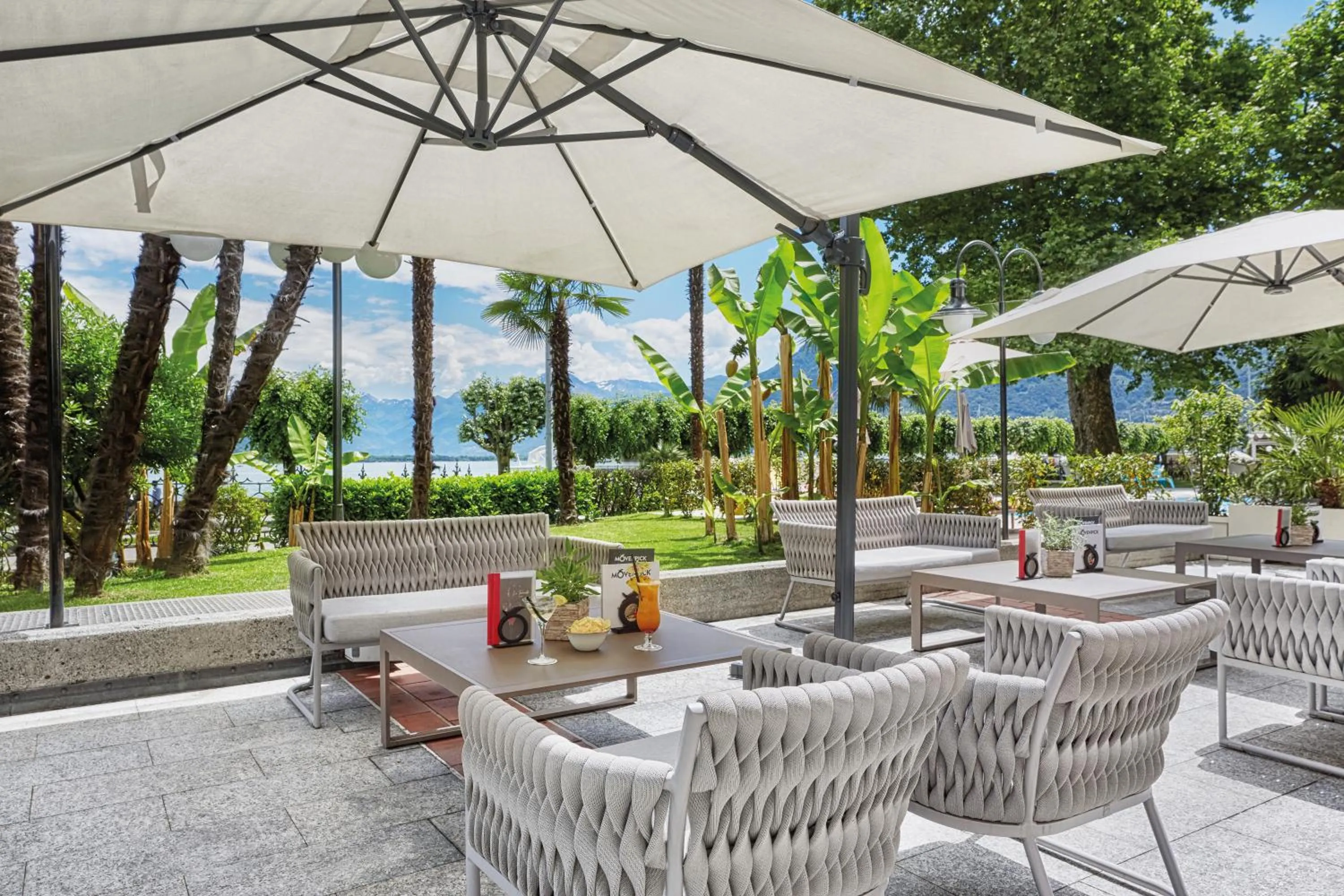 Property building in H4 Hotel Arcadia Locarno