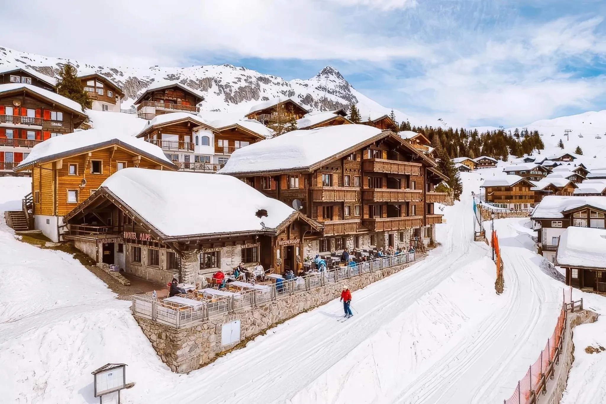 Property building in Hotel Alpfrieden