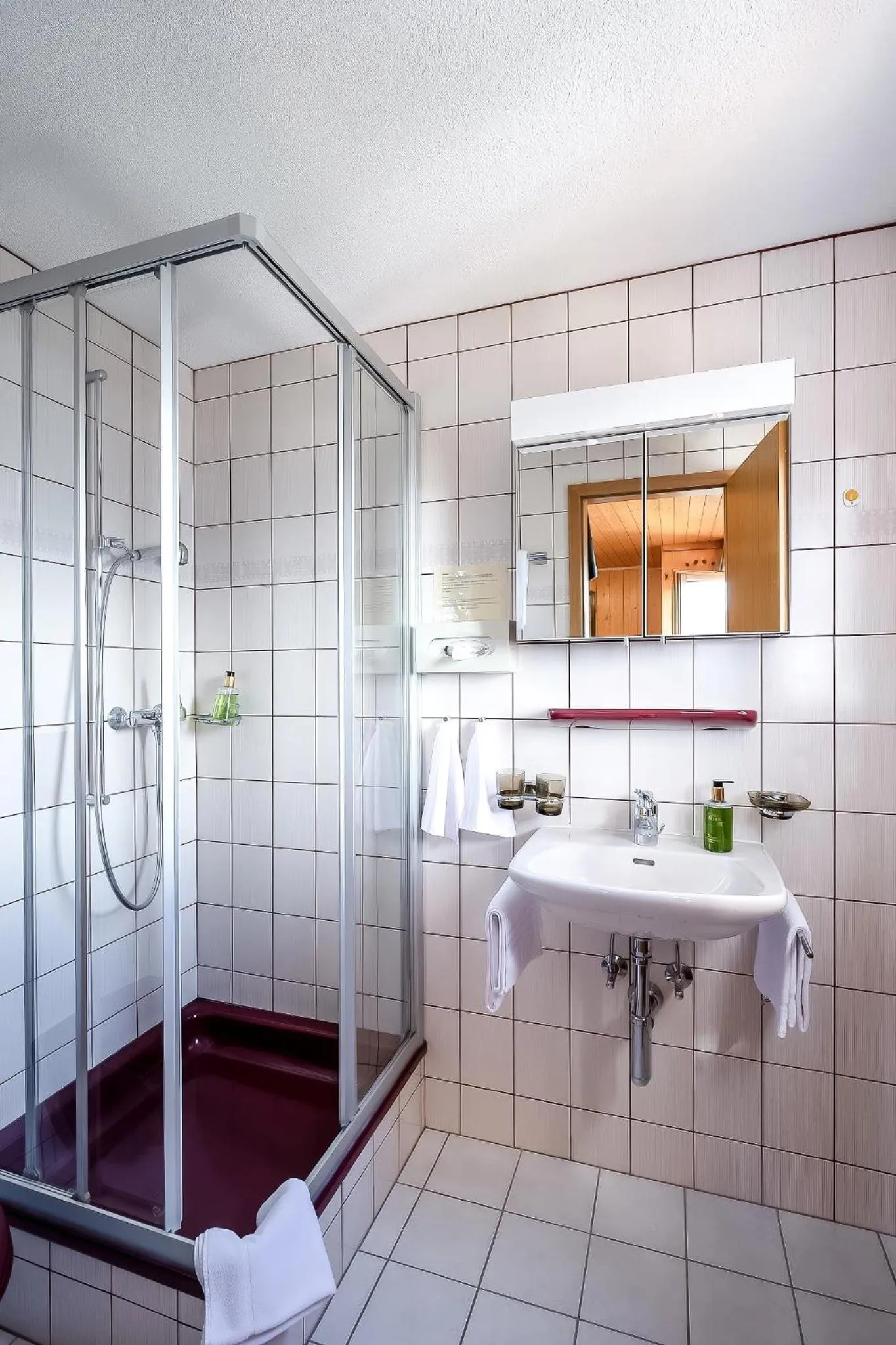 Shower in Hotel Alpfrieden