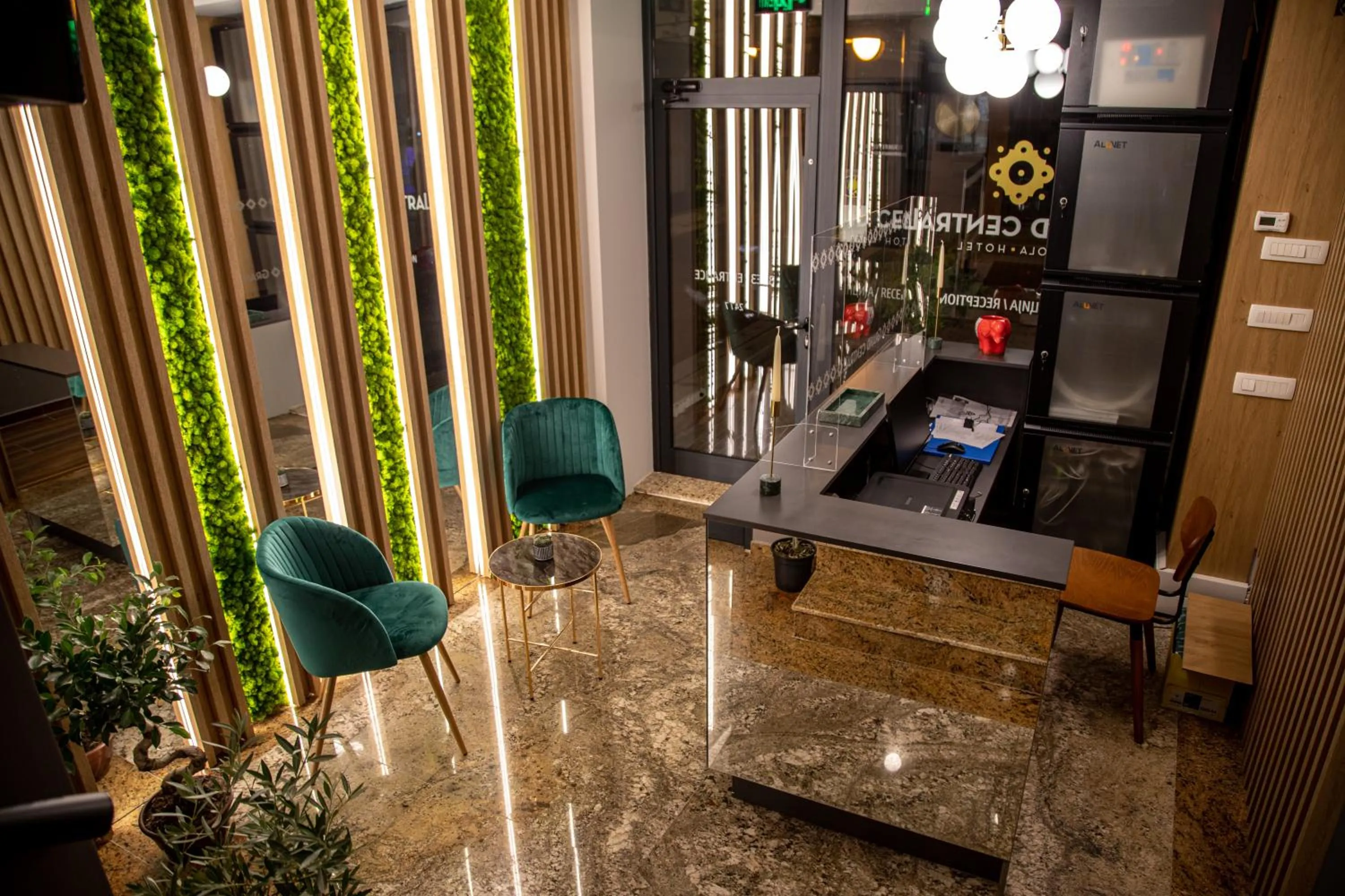 Lobby or reception in Grand Central Hotel