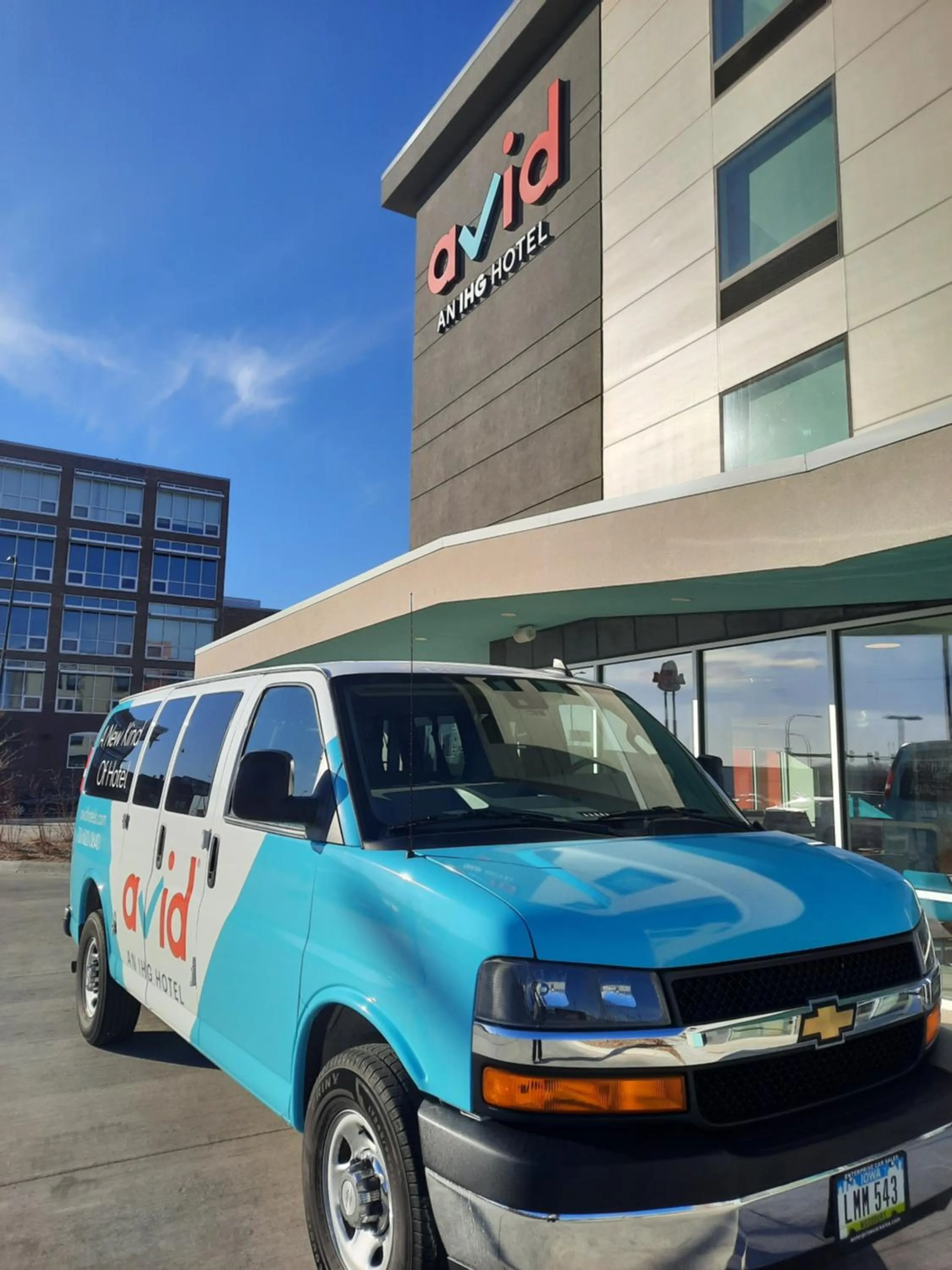 Property building in avid hotel Sioux City - Downtown by IHG