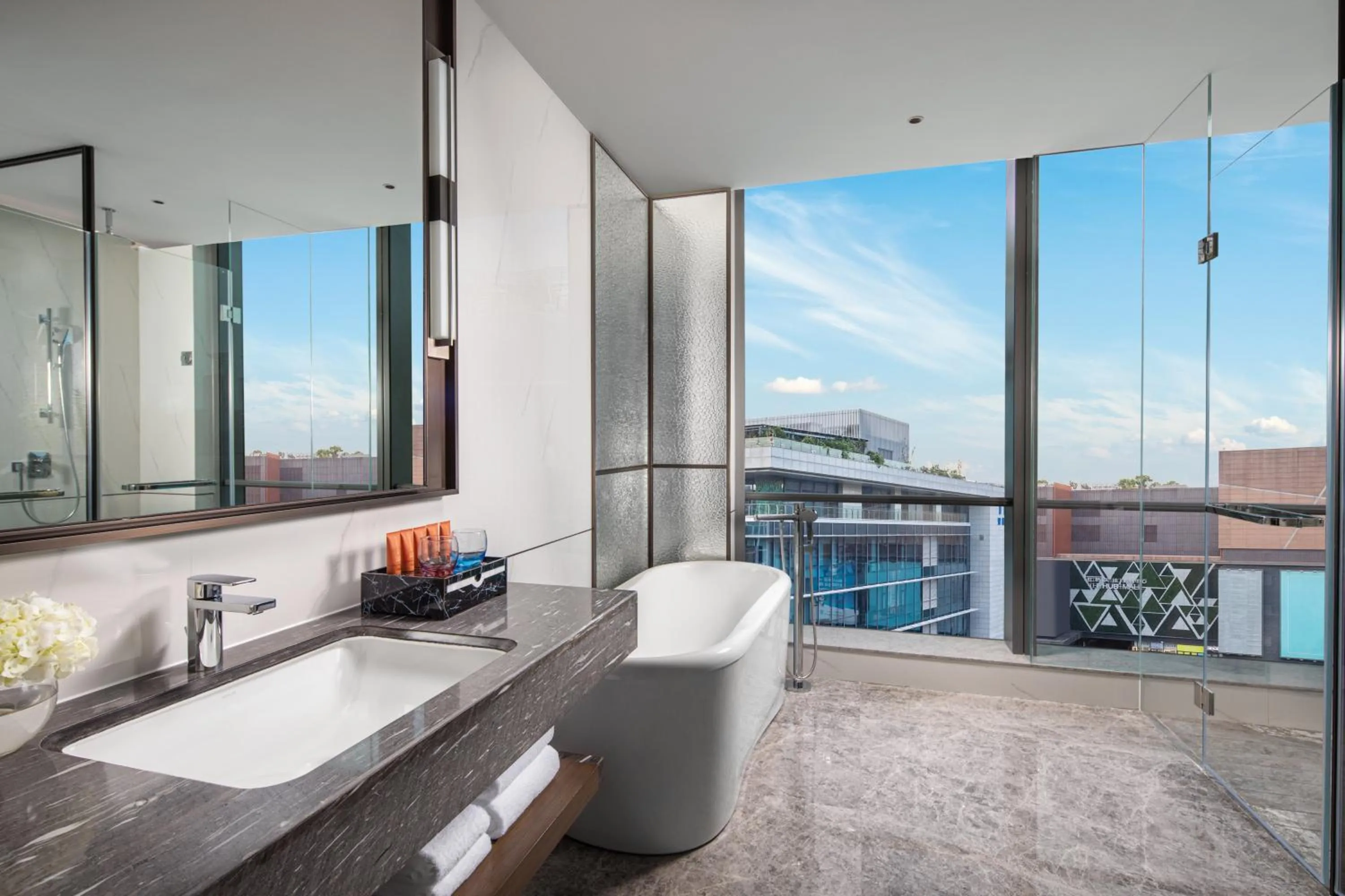 Photo of the whole room in Crowne Plaza Shanghai Hongqiao by IHG