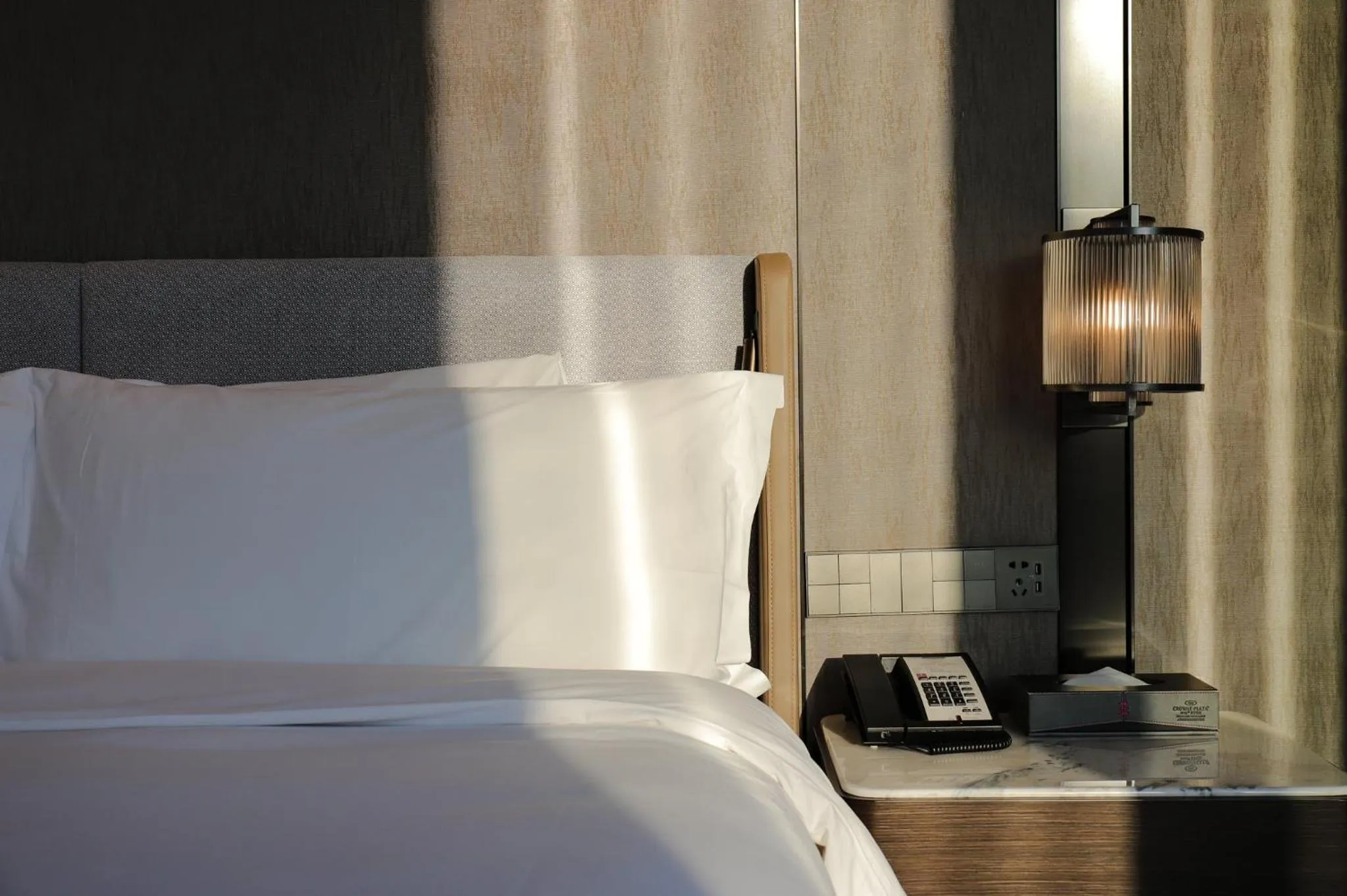 Photo of the whole room, Bed in Crowne Plaza Shanghai Hongqiao by IHG