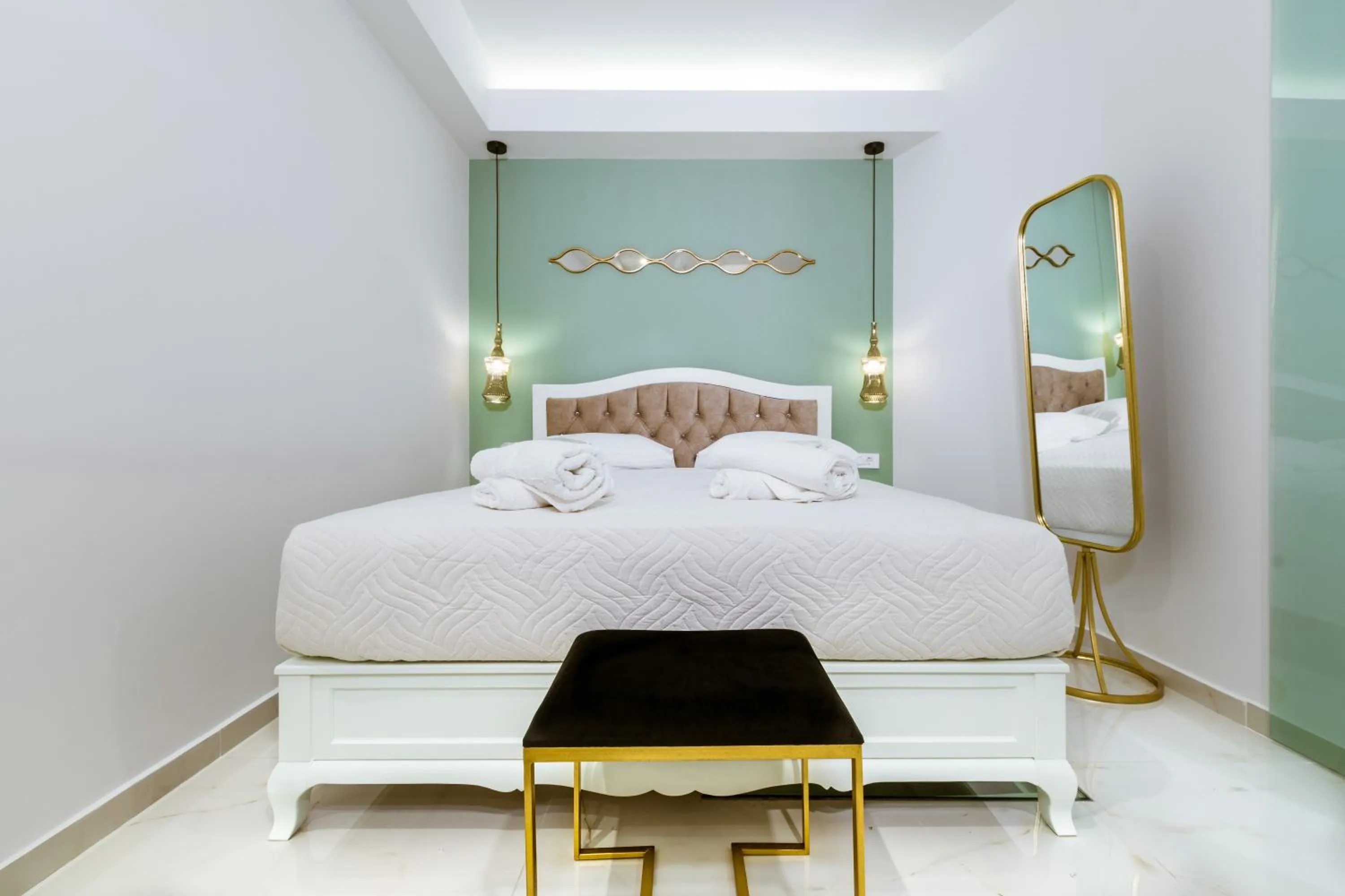 Bed in Konmari Boutique Suites