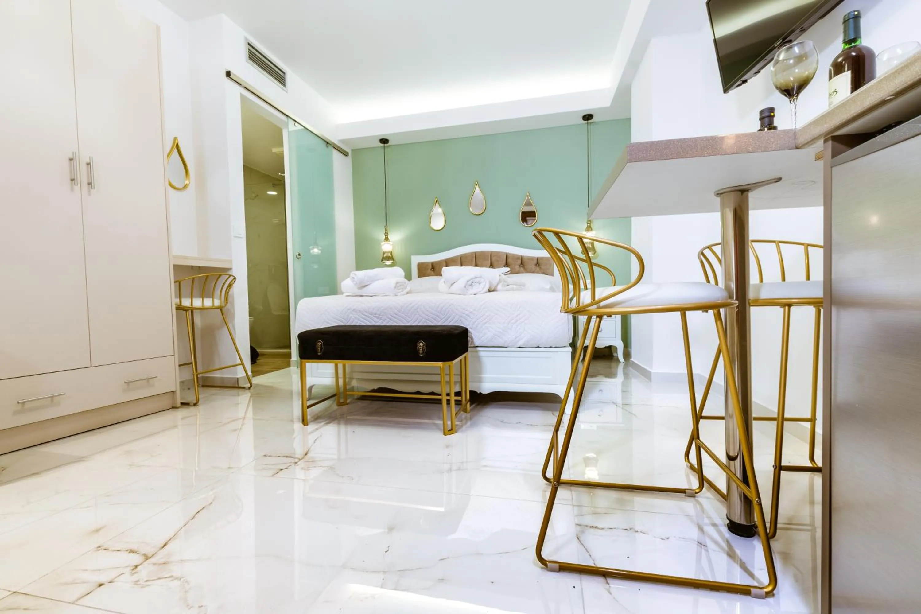 Bed in Konmari Boutique Suites