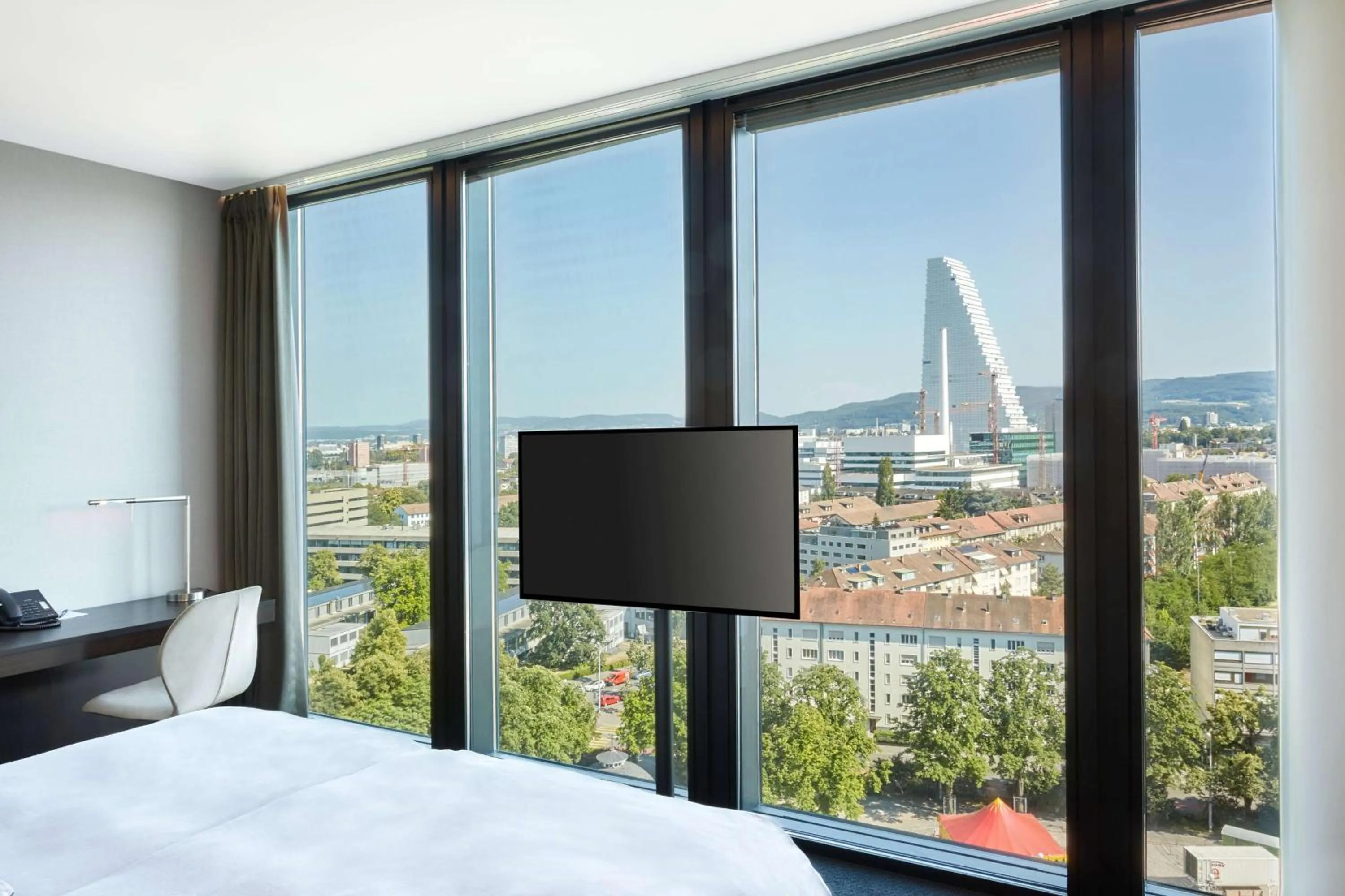 Photo of the whole room, Bed in HYPERION Hotel Basel