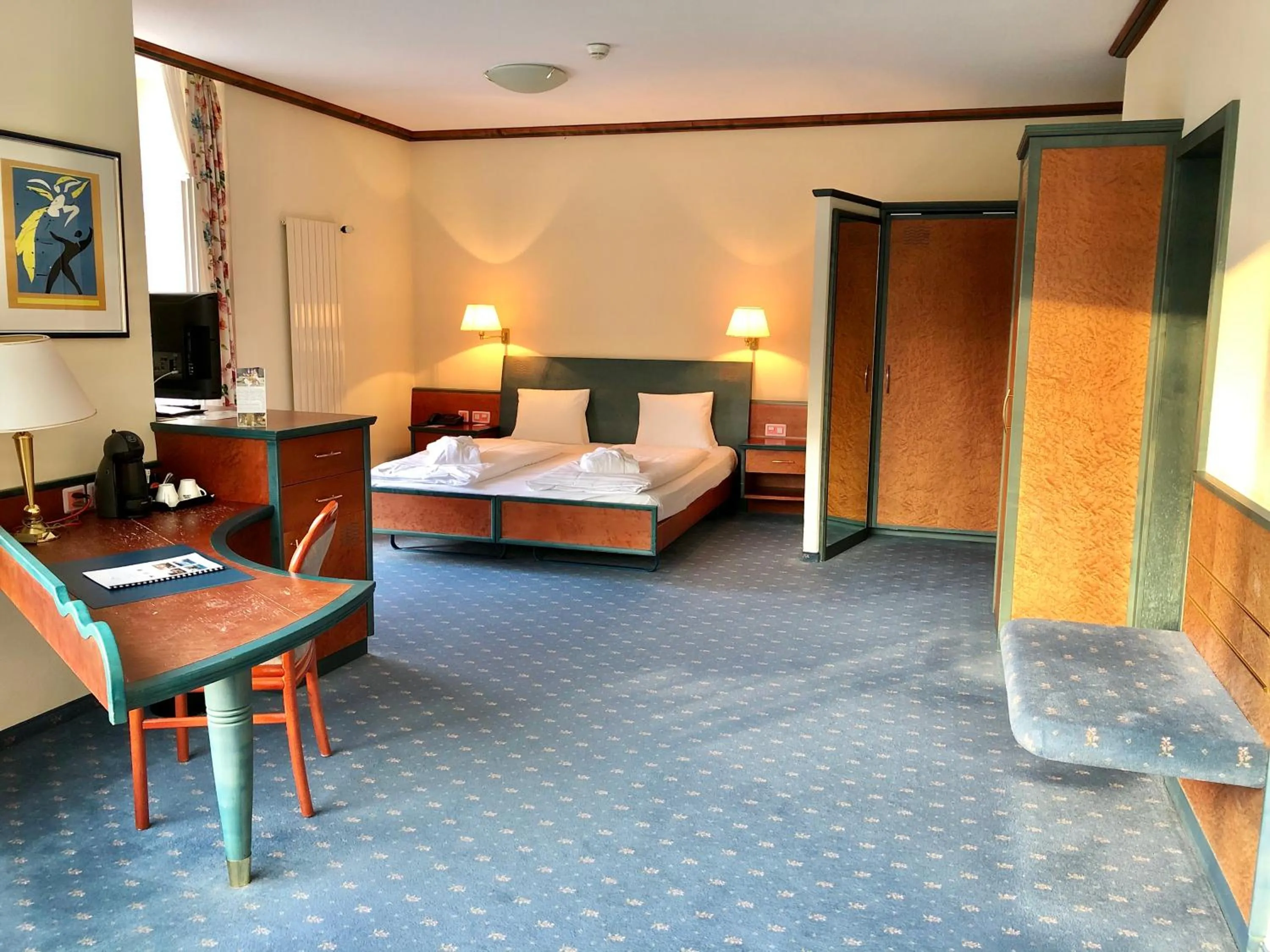 Bedroom, Bed in Thermal Hotels & Walliser Alpentherme Leukerbad