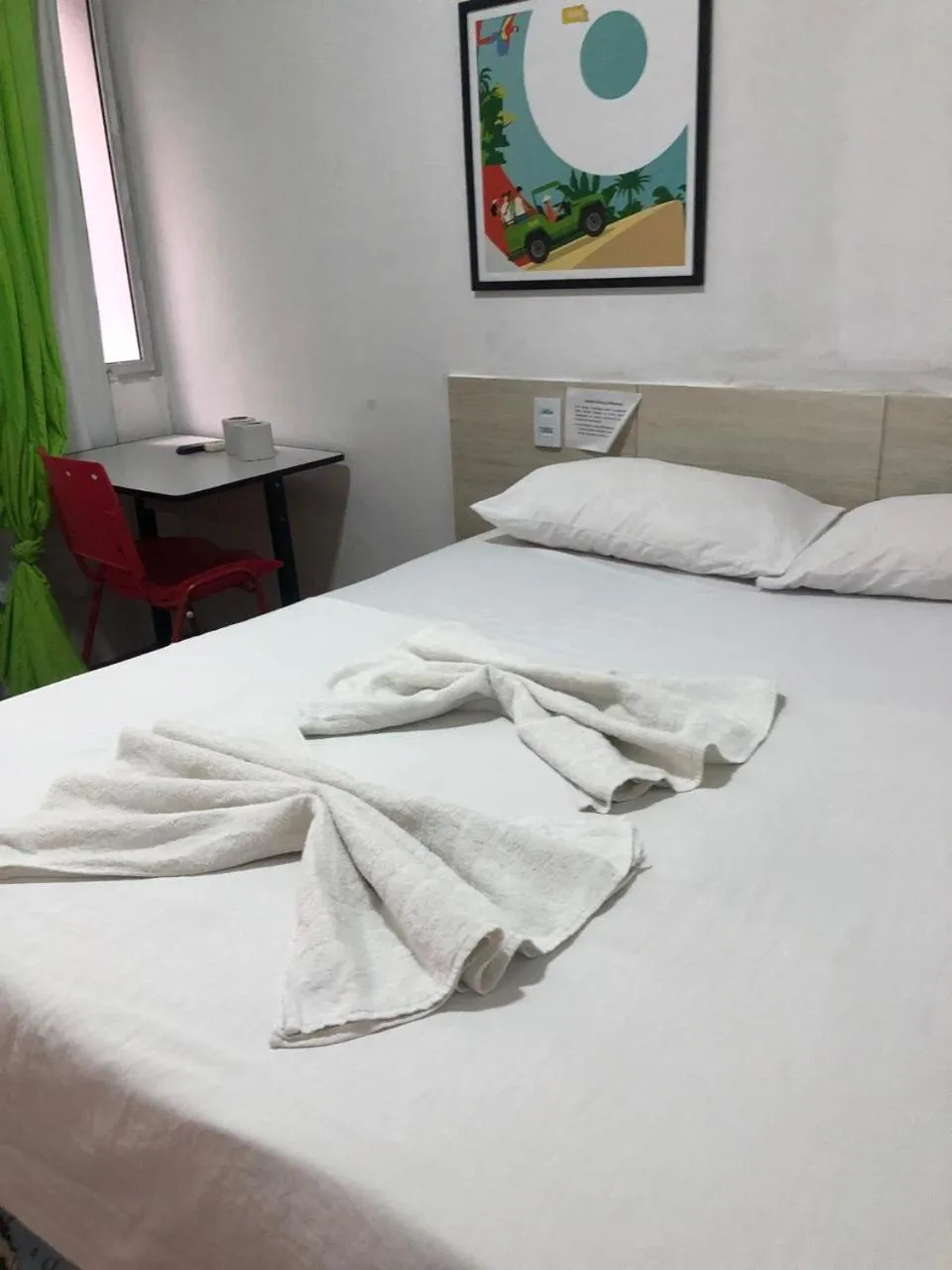 Bed in Hotel Oiticica