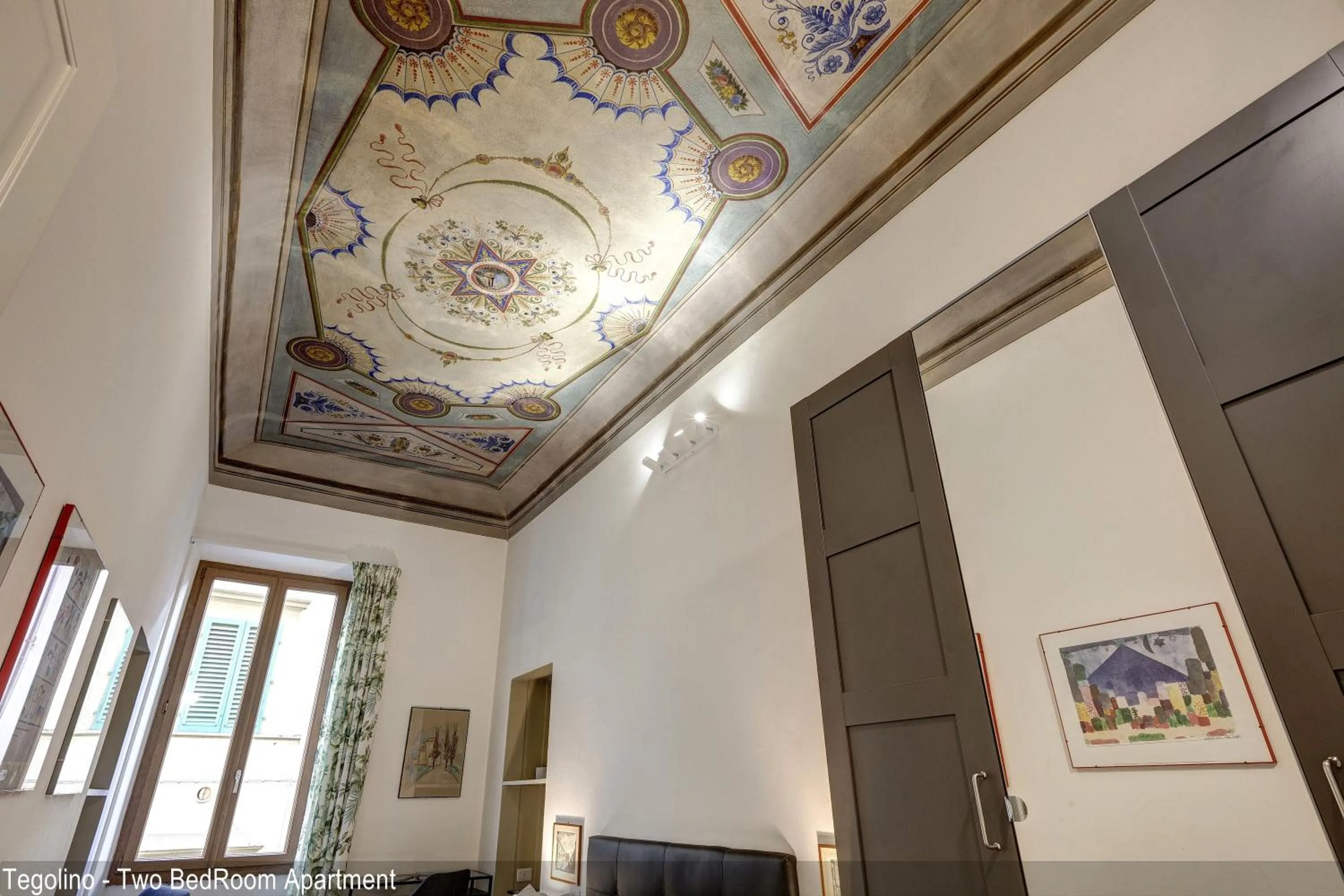 Decorative detail in Tegolaio Apartments by Mamo Florence