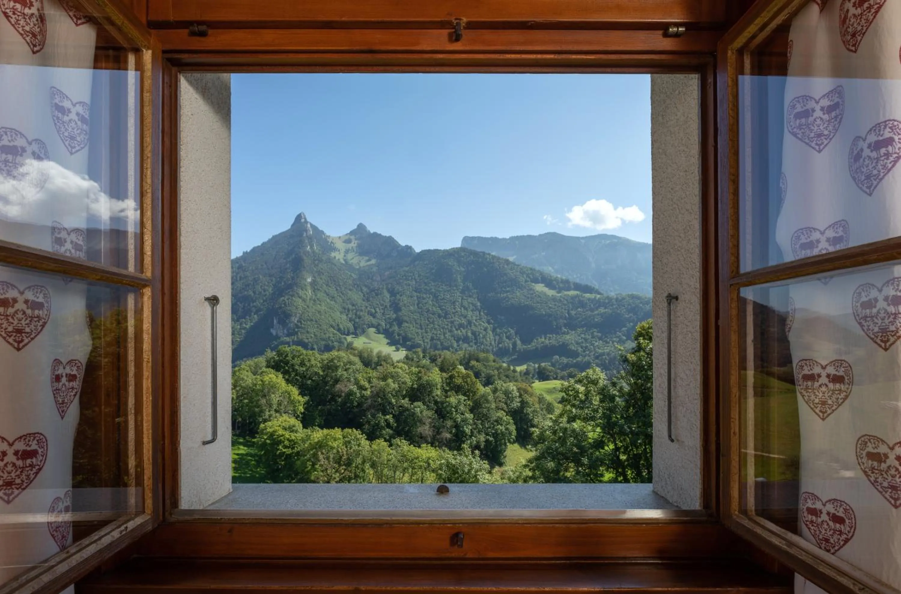 Mountain view in Hôtel de Gruyères