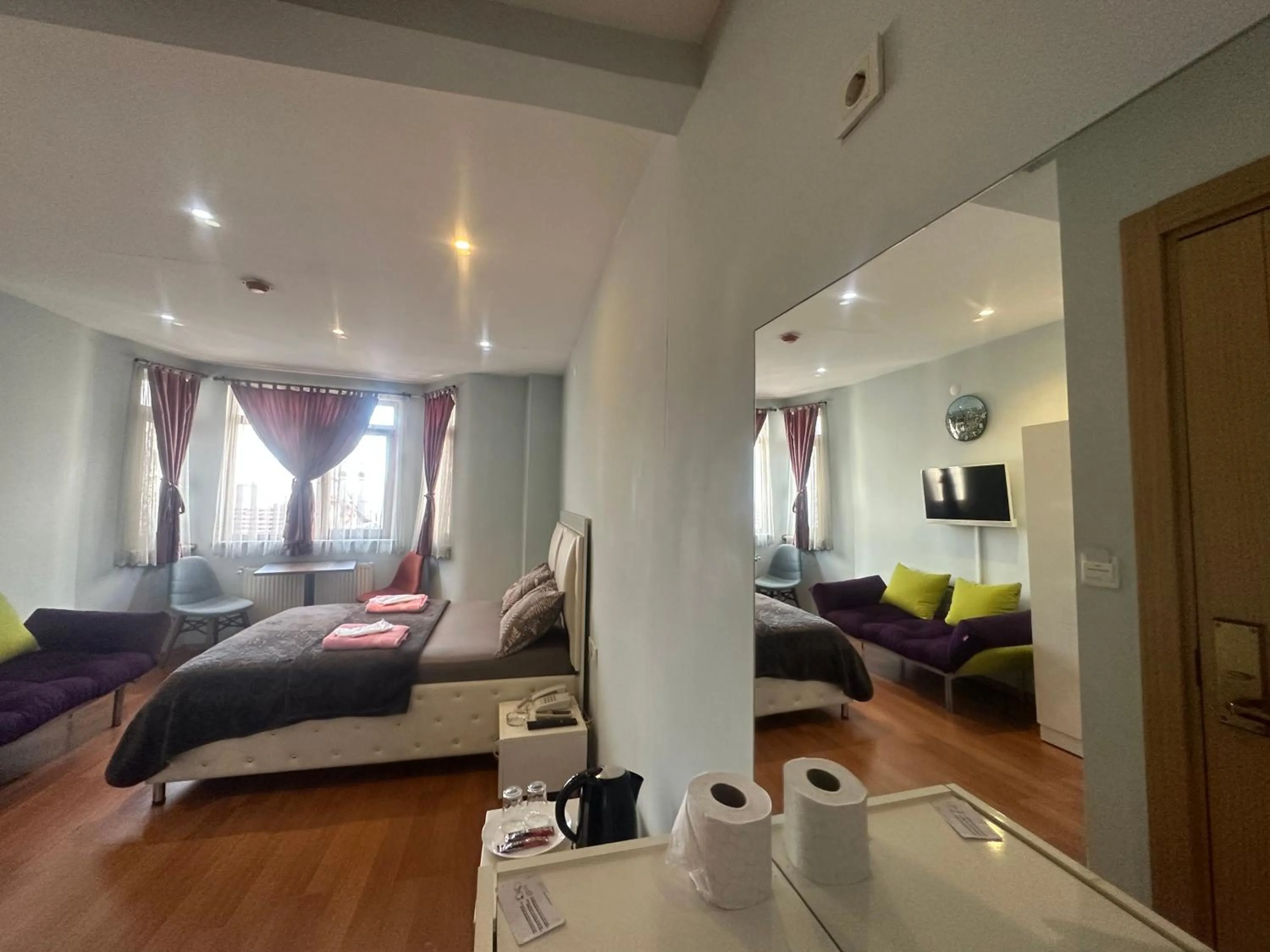 Bed in MYMOON Residence