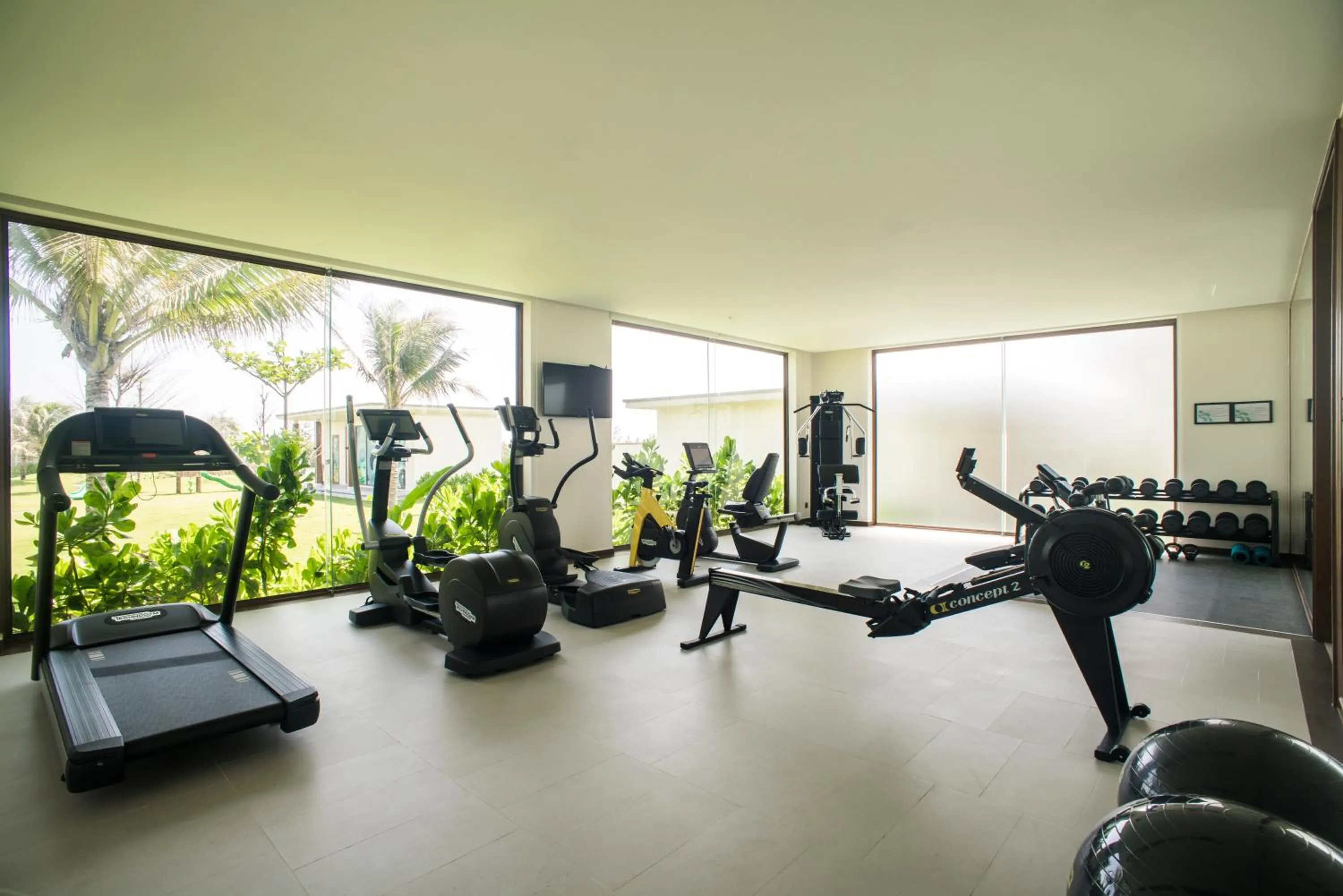 Fitness centre/facilities in Maia Resort Quy Nhon