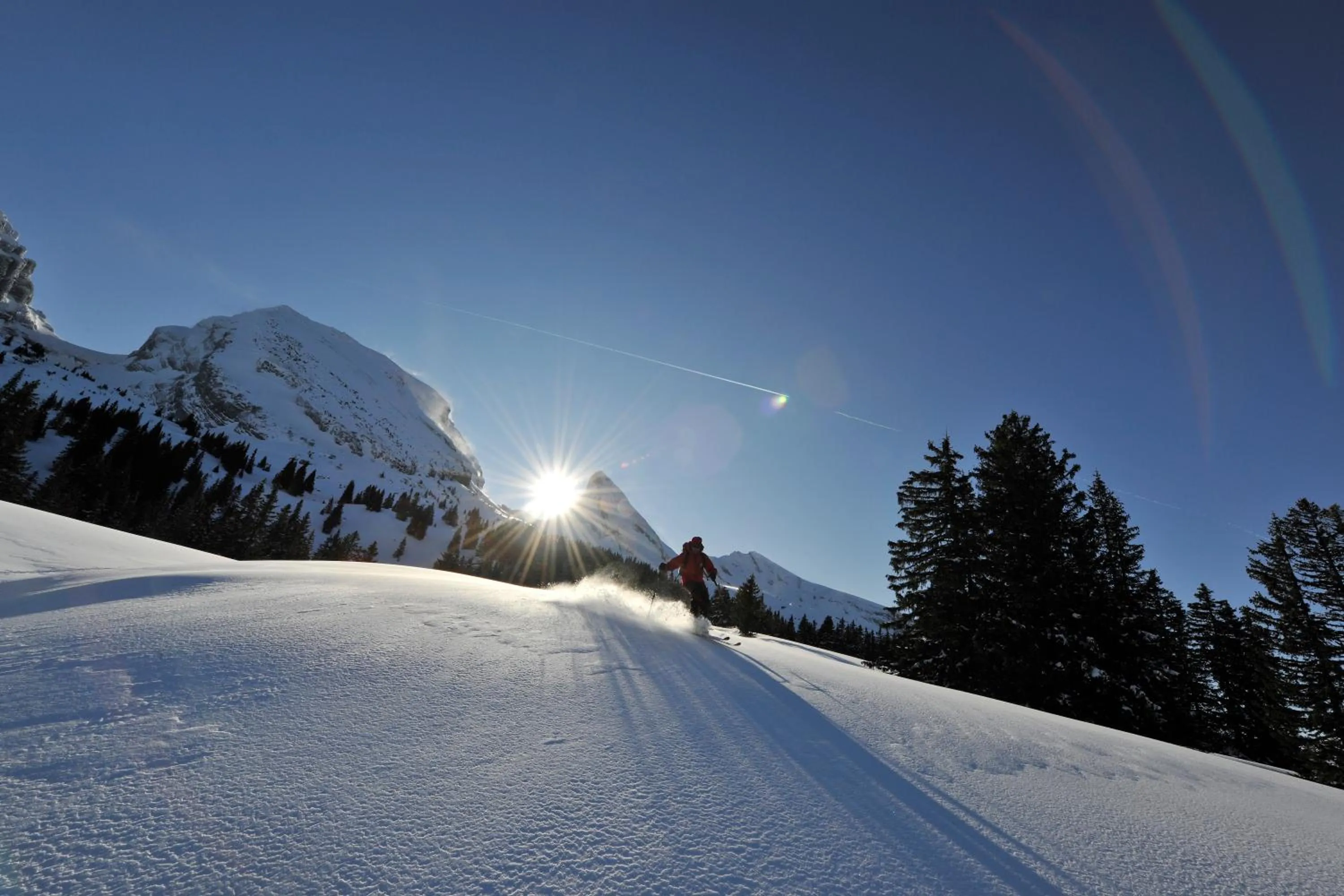 Natural landscape in Hotel Säntis Lodge