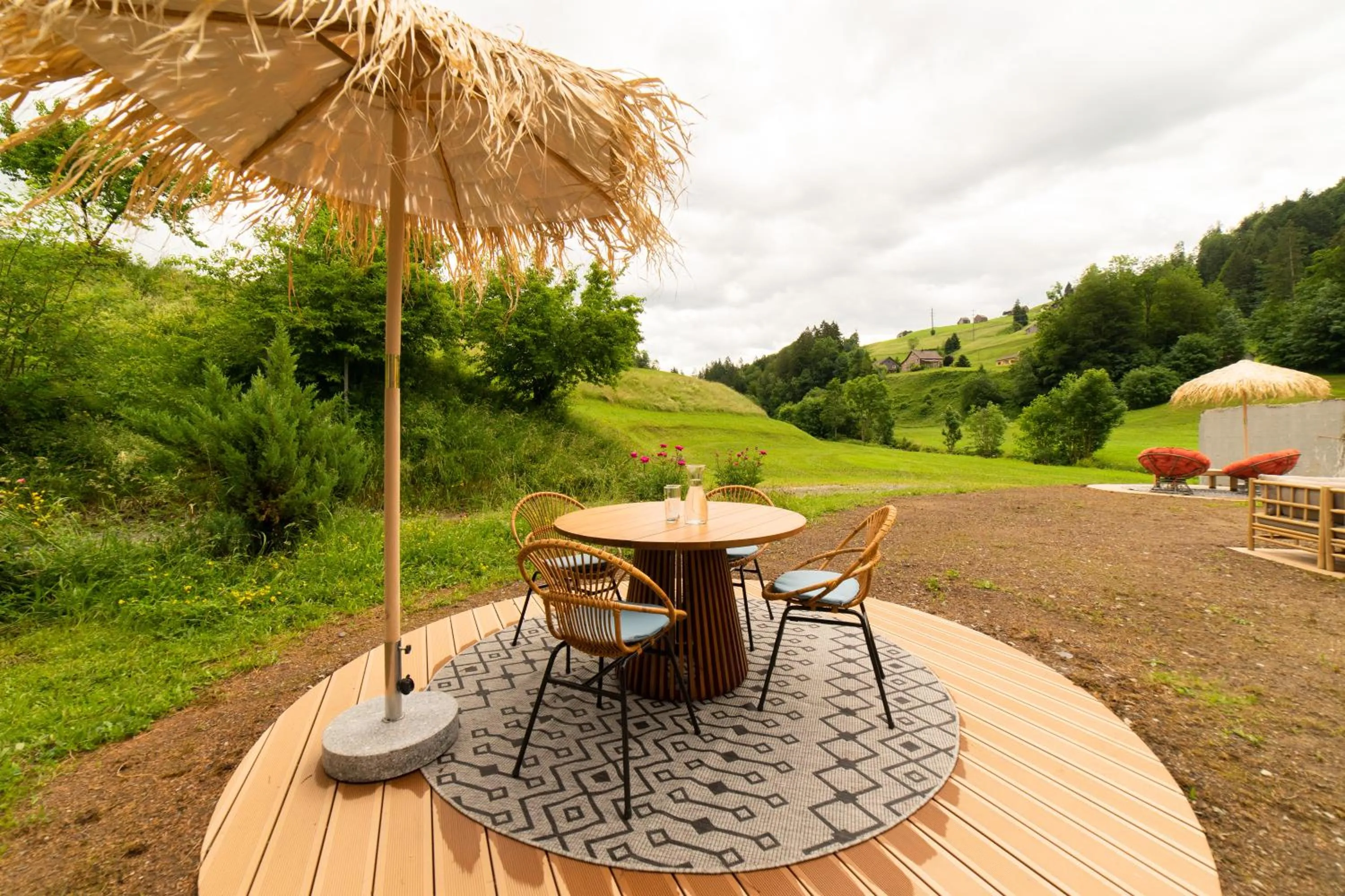 Garden in Hotel Säntis Lodge