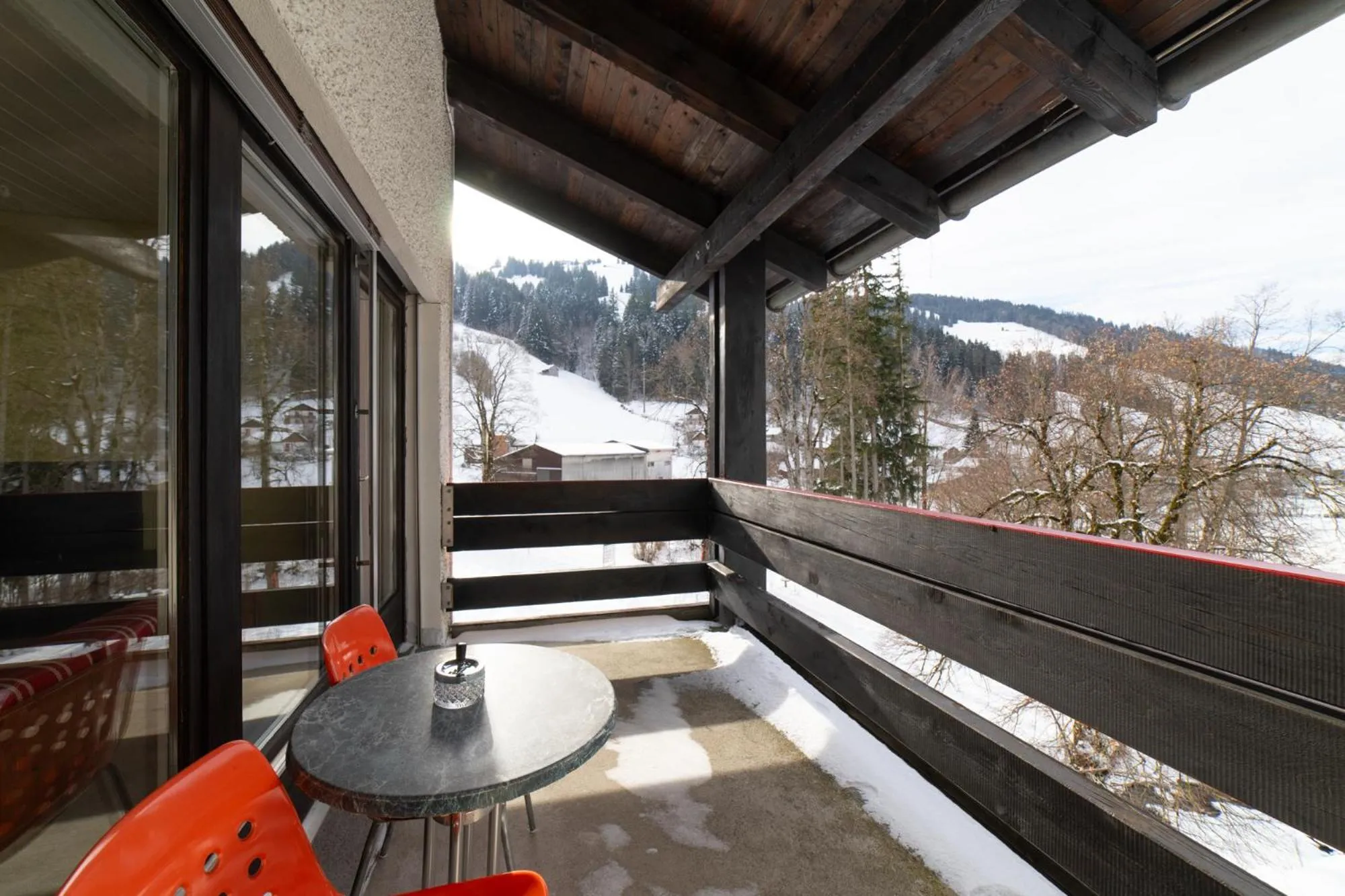 Balcony/Terrace in Hotel Säntis Lodge