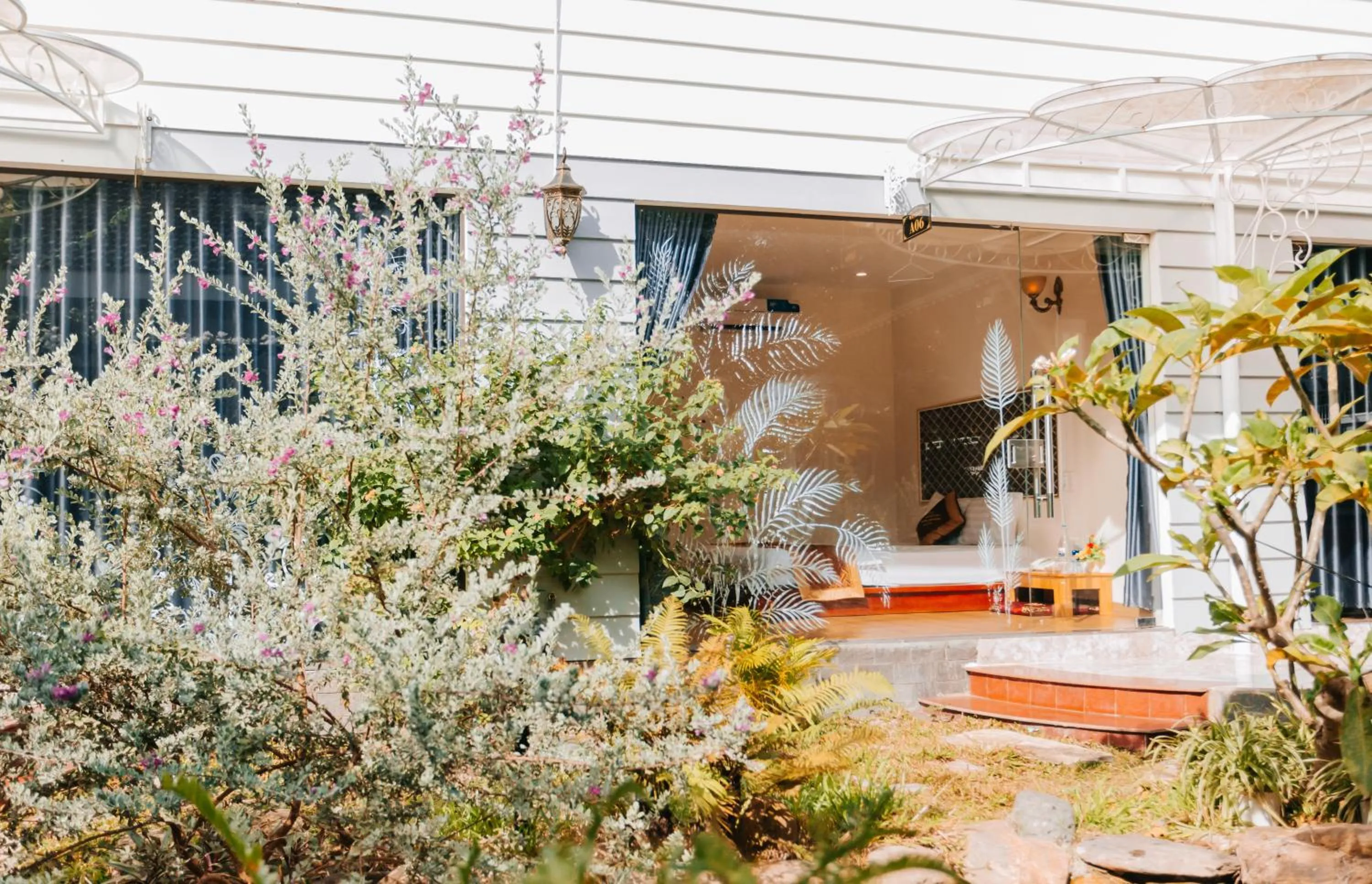 Garden view in Window Homestay