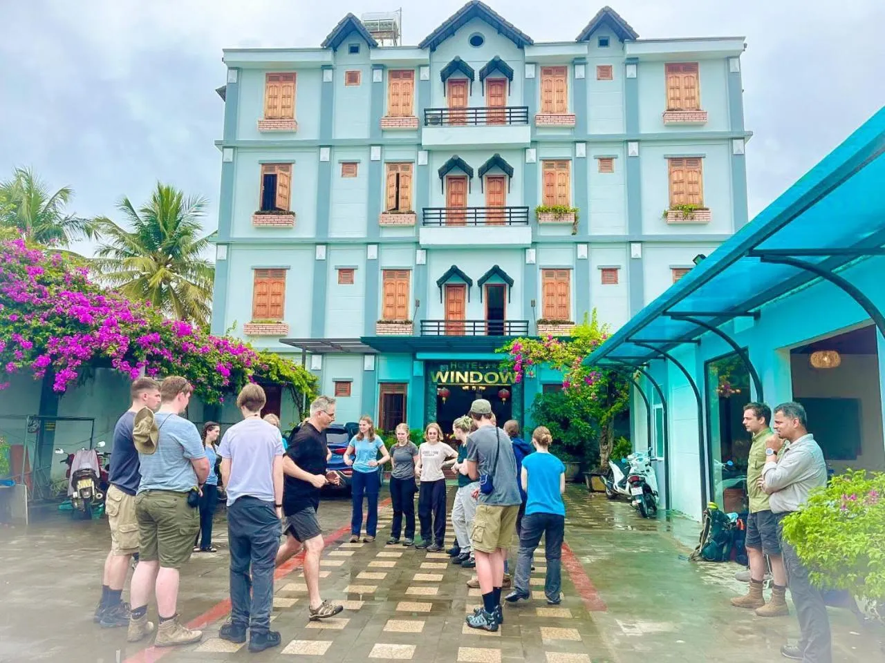 group of guests in Window Homestay