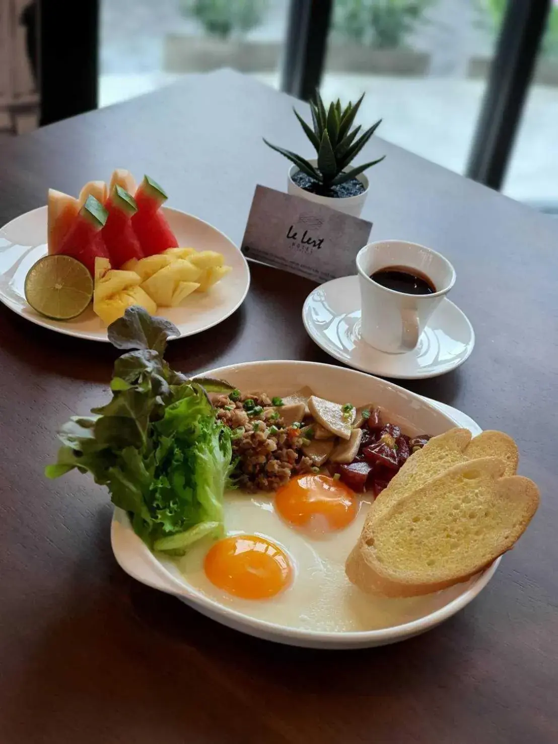 Food close-up in Le Lert Hotel Ratchaburi Food close-up in Le Lert Hotel Ratchaburi