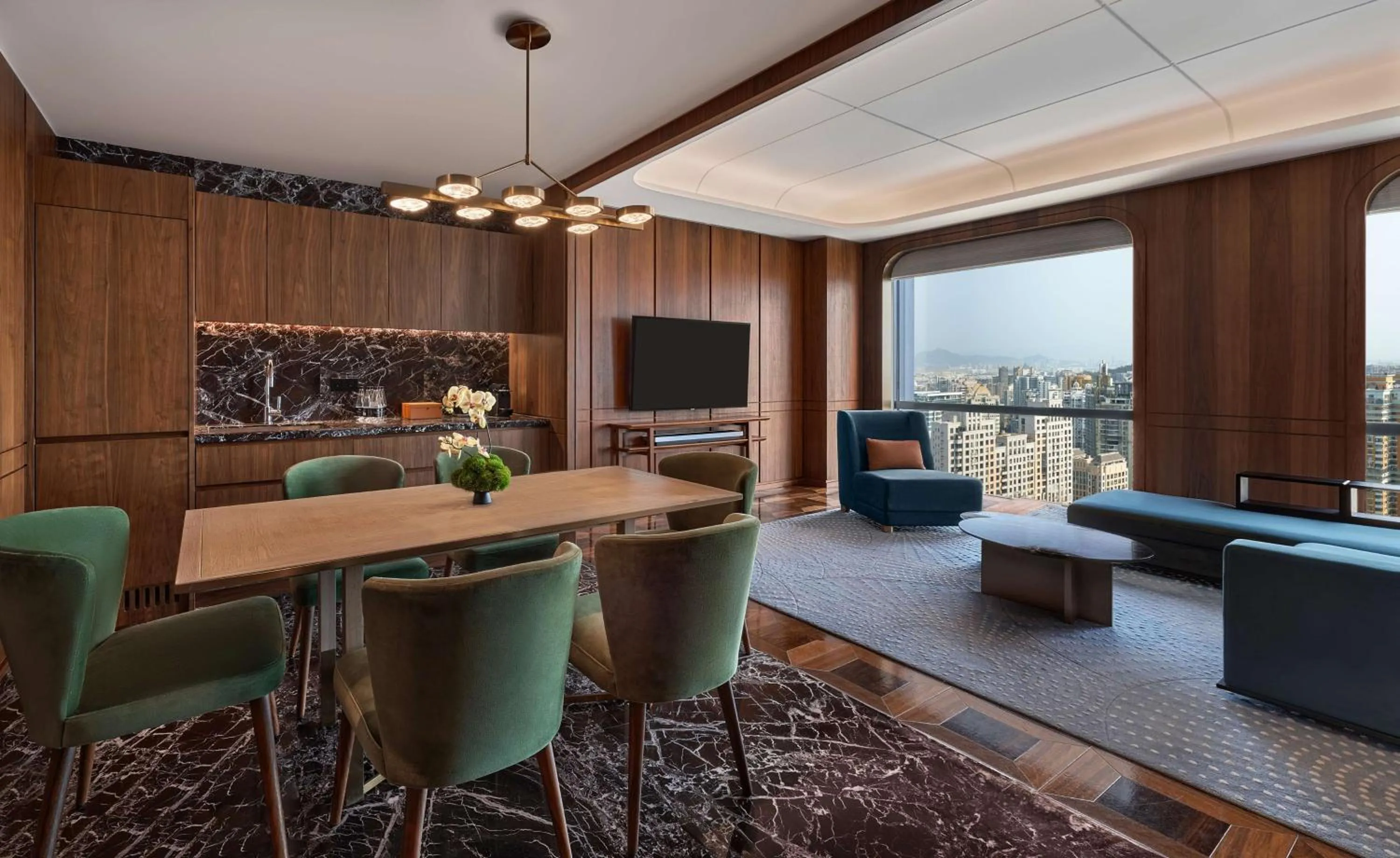 Living room in Waldorf Astoria Xiamen