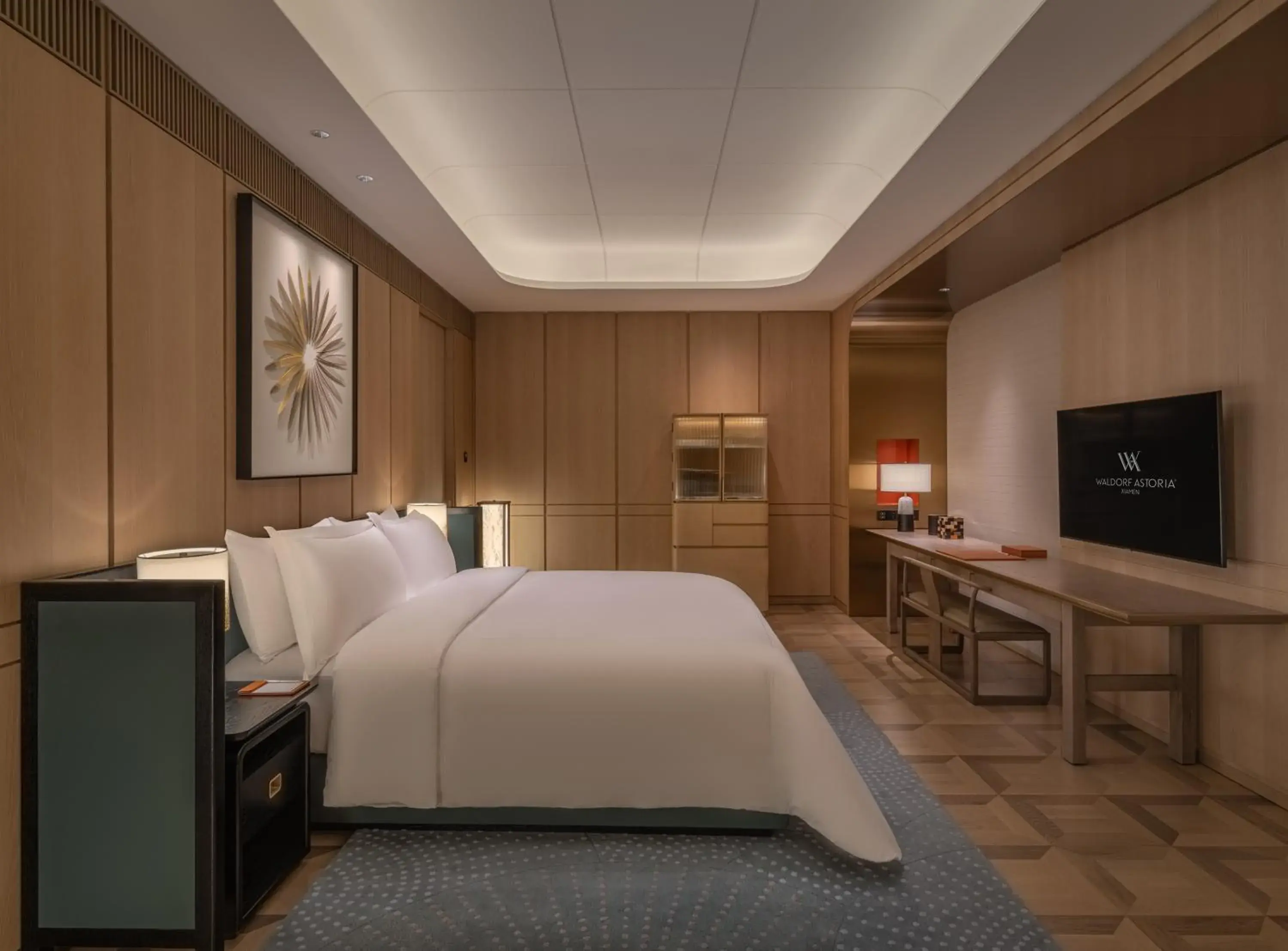 Premier King Room in Waldorf Astoria Xiamen Premier King Room in Waldorf Astoria Xiamen
