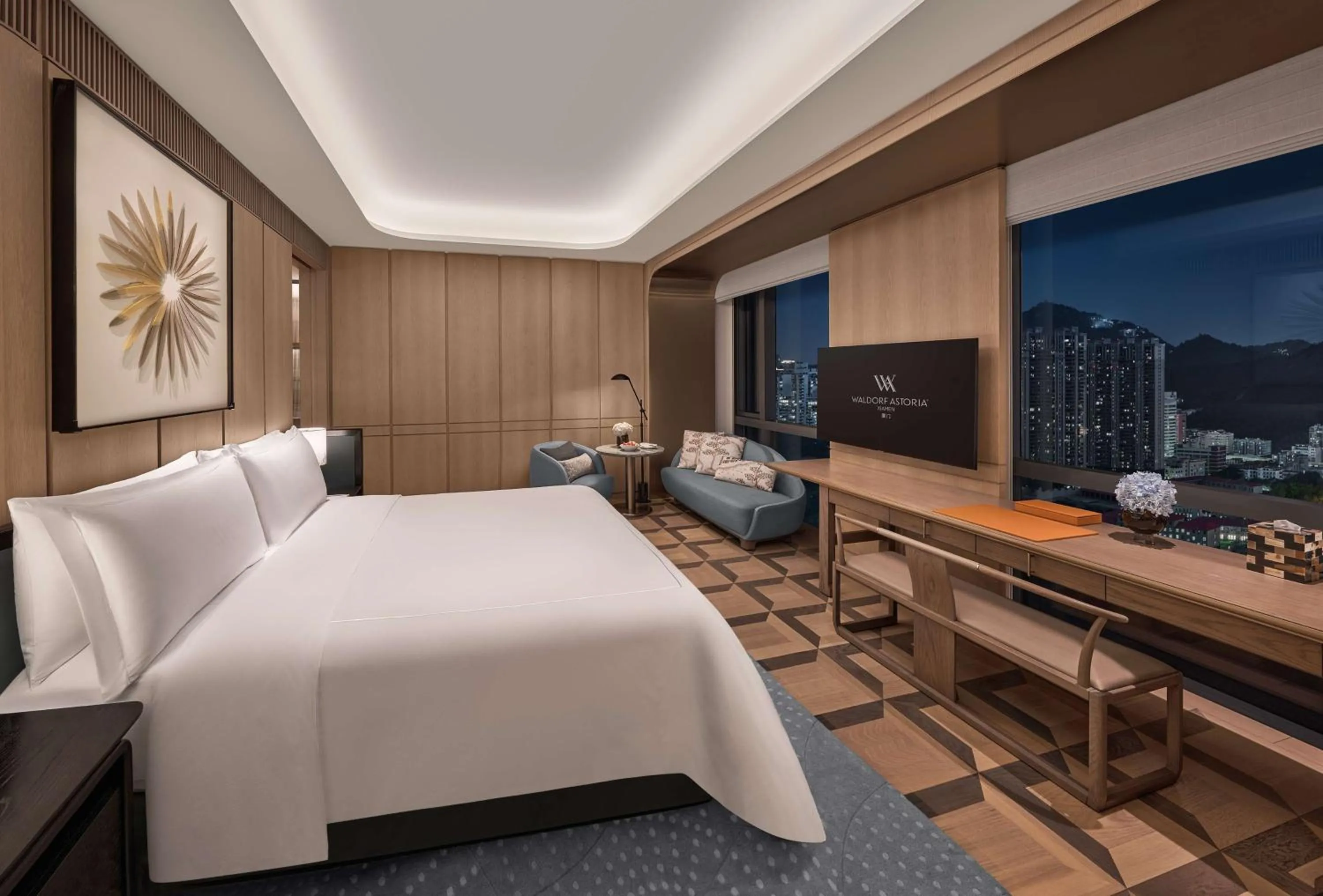 Bed in Waldorf Astoria Xiamen