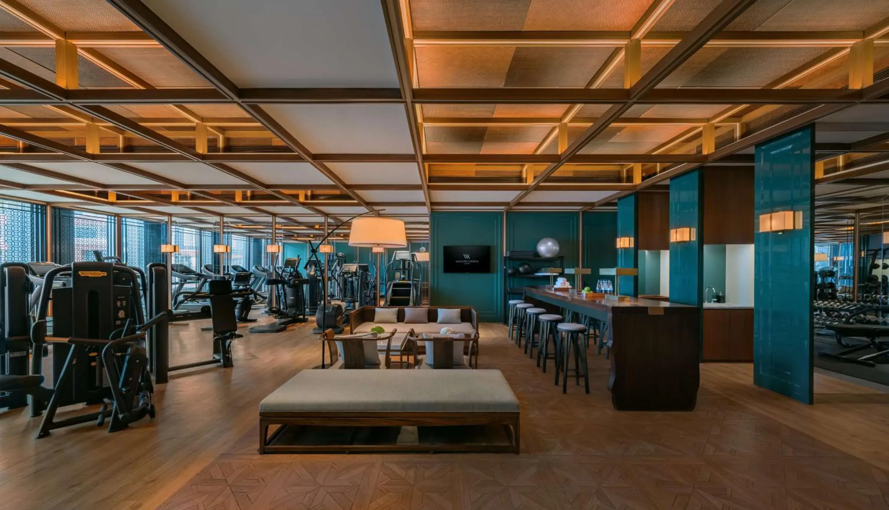 Fitness centre/facilities in Waldorf Astoria Xiamen Fitness centre/facilities in Waldorf Astoria Xiamen