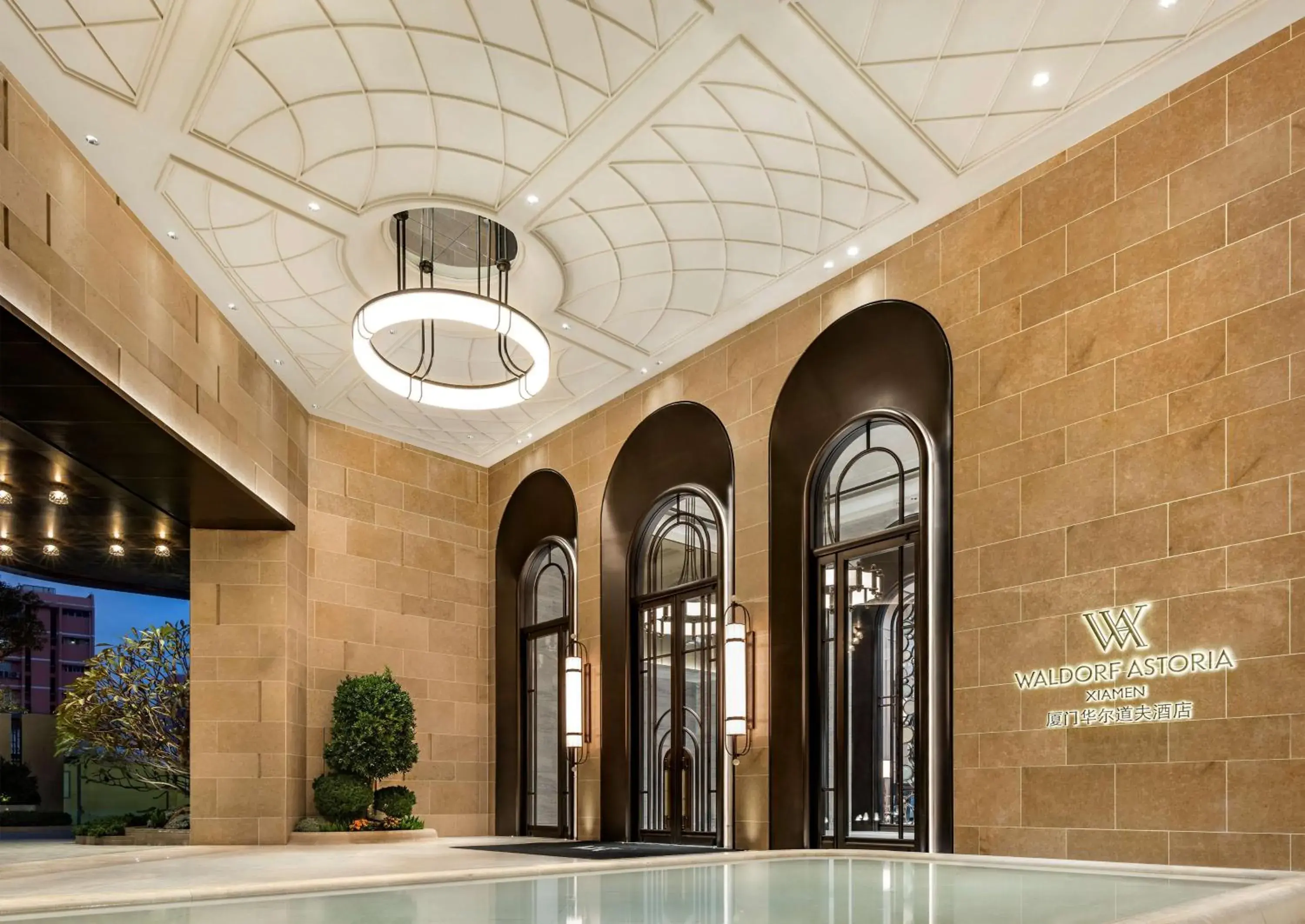 Property building in Waldorf Astoria Xiamen Property building in Waldorf Astoria Xiamen