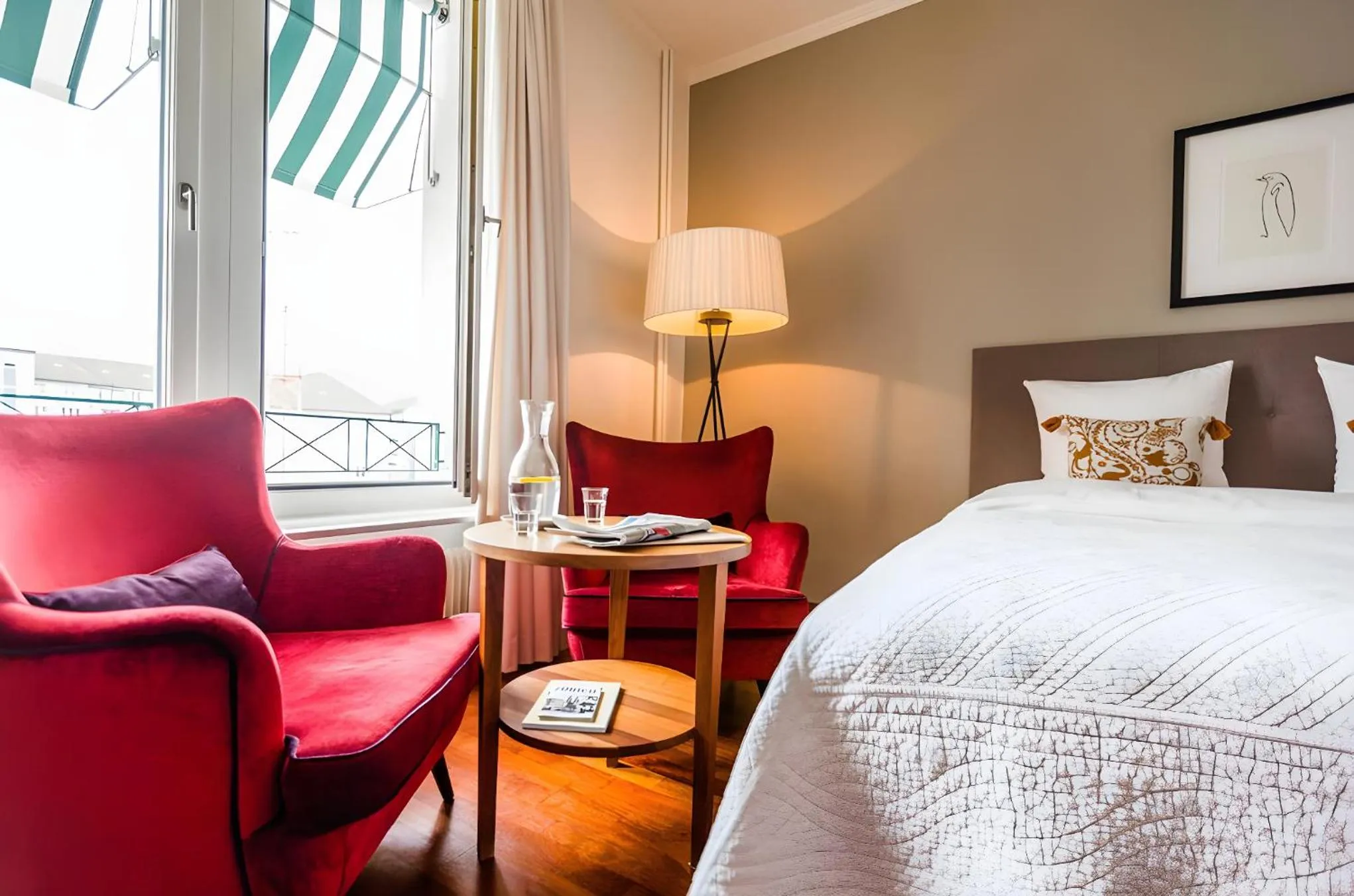 Bed in Boutique Hotel Seegarten