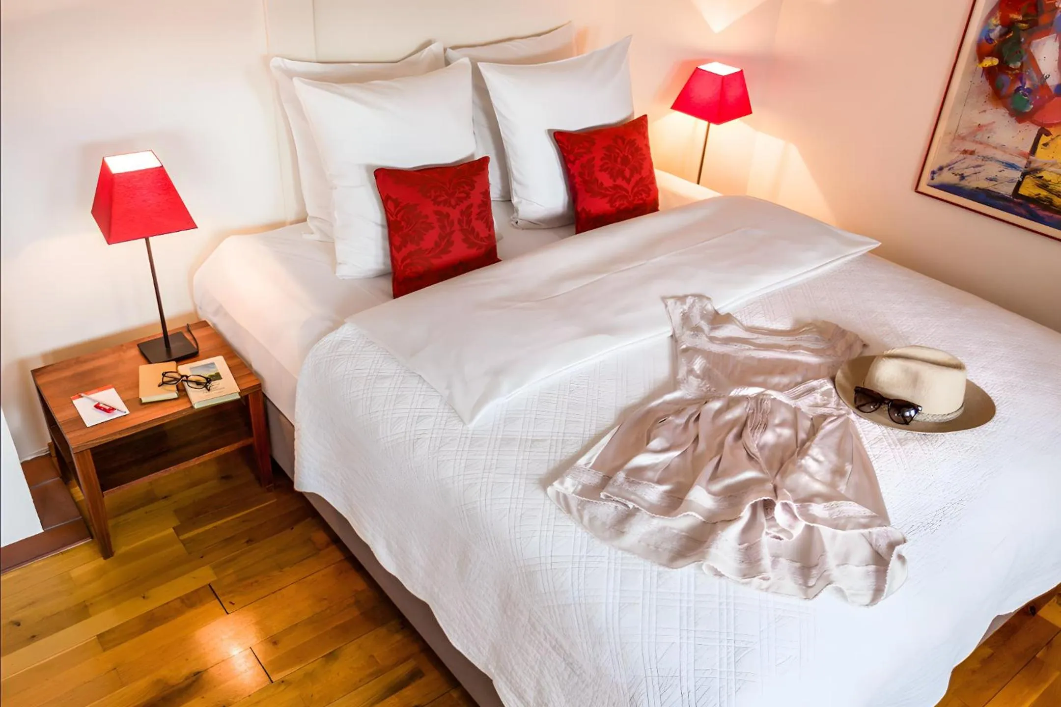 Bed in Boutique Hotel Seegarten