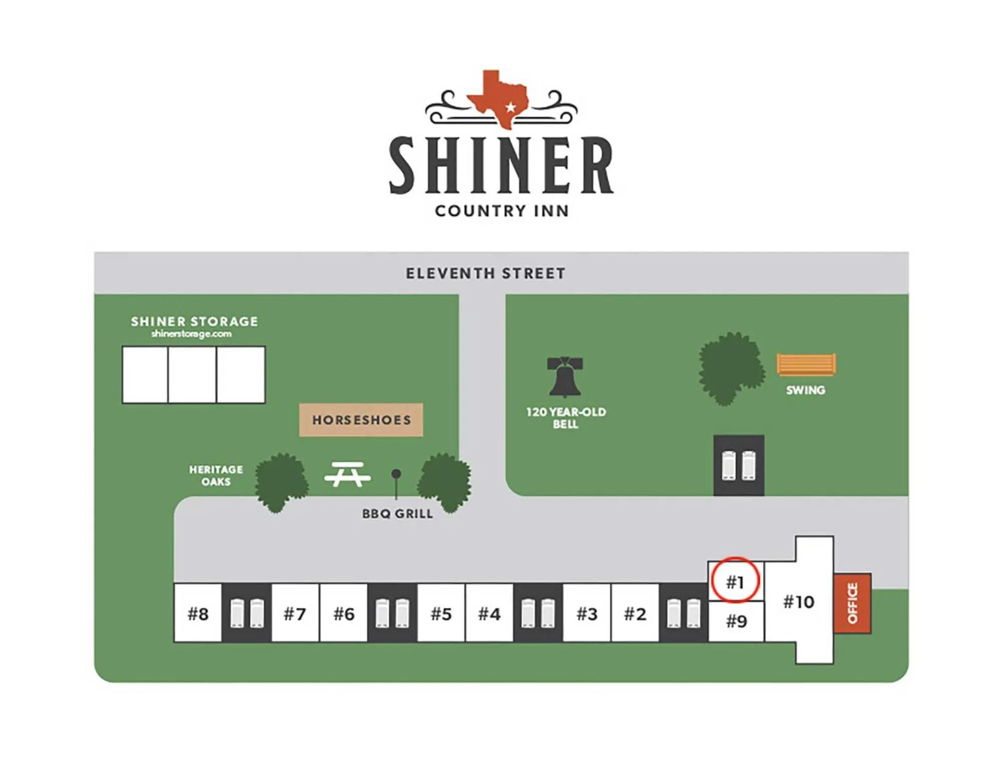 Area and facilities in Shiner Country Inn