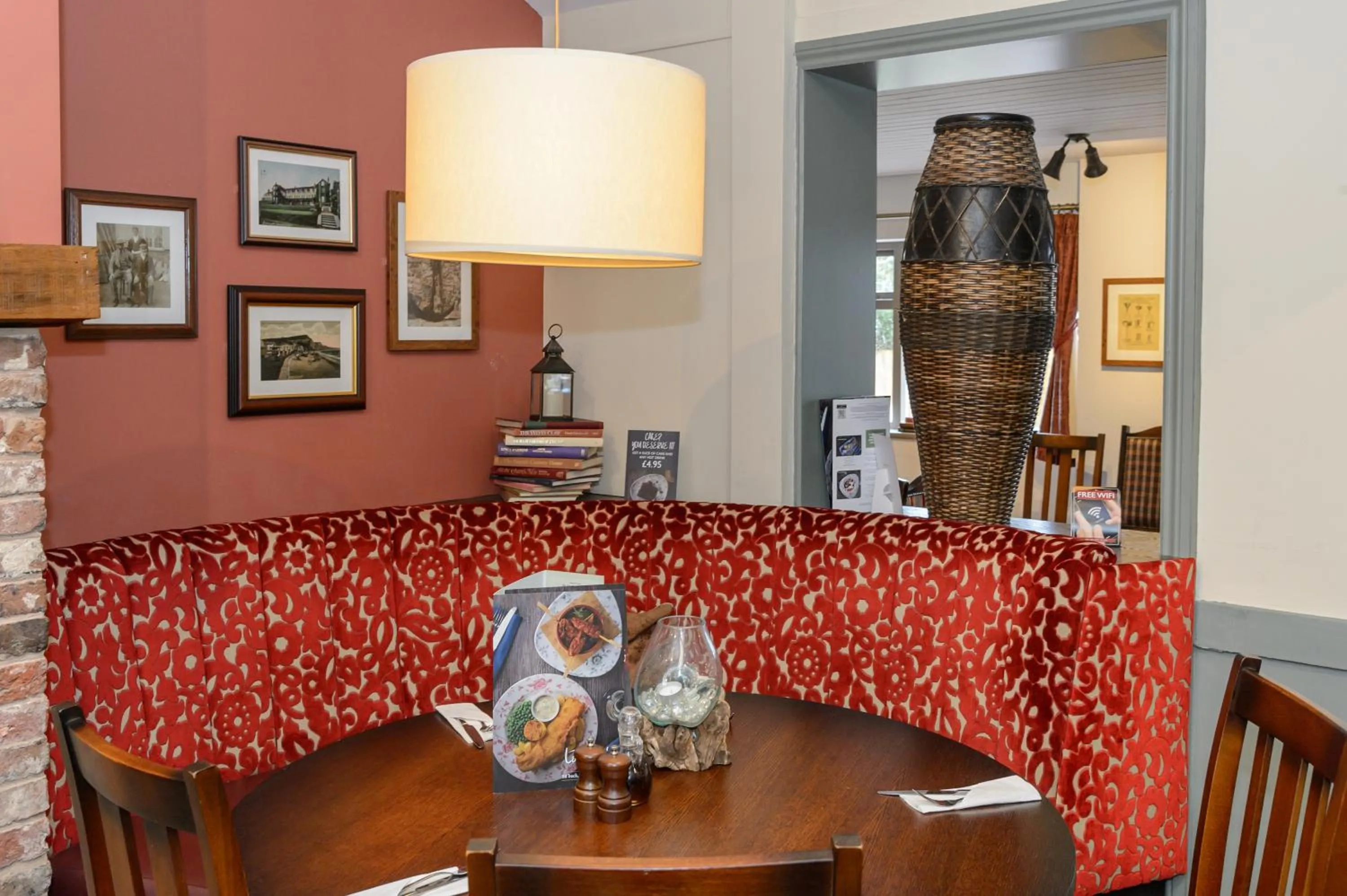 Dining area in Balfour Arms