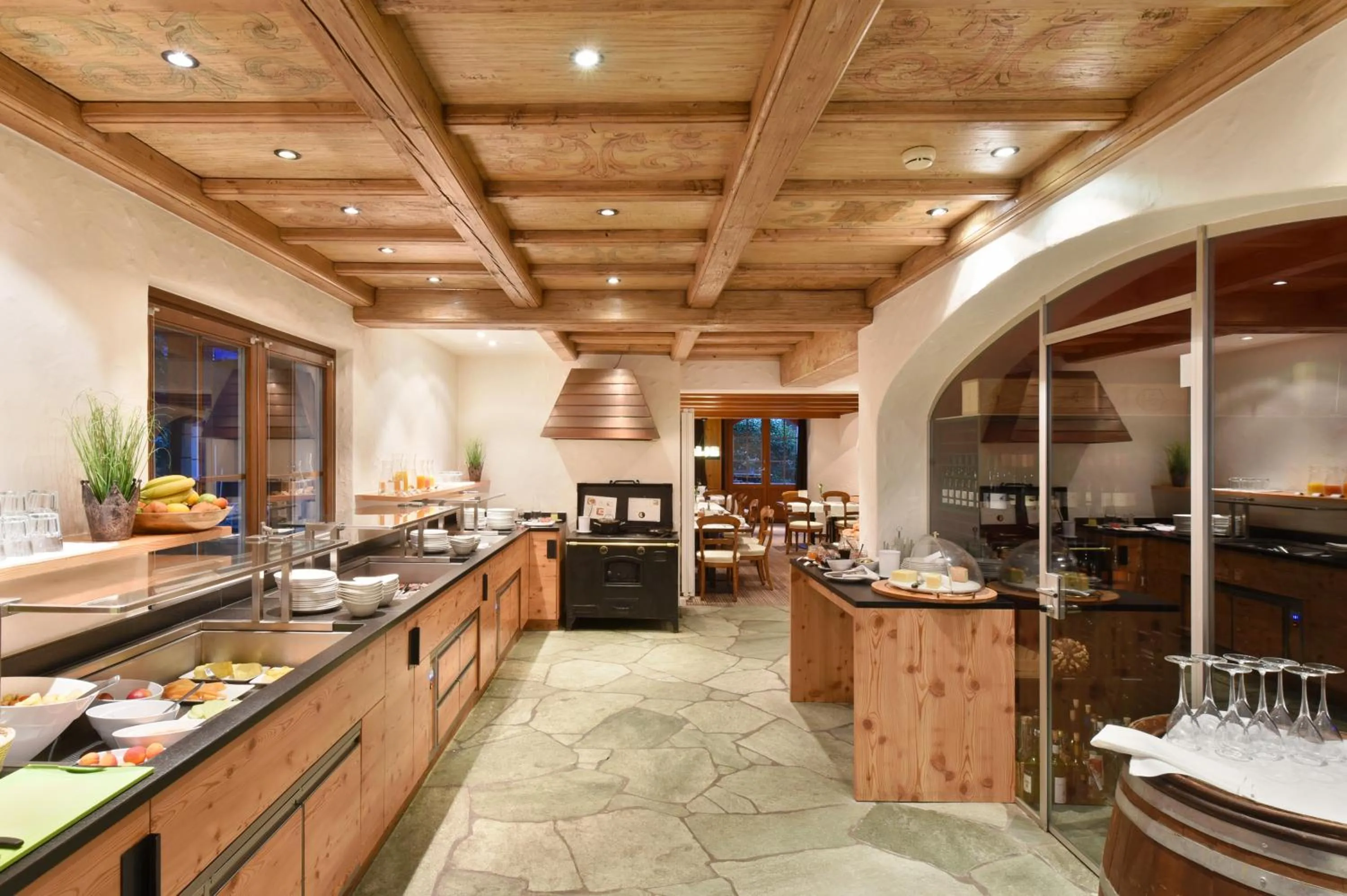 Buffet breakfast in Europe Hotel & Spa