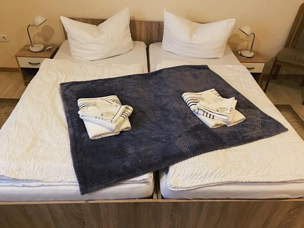 Bed in Pension Lavendel