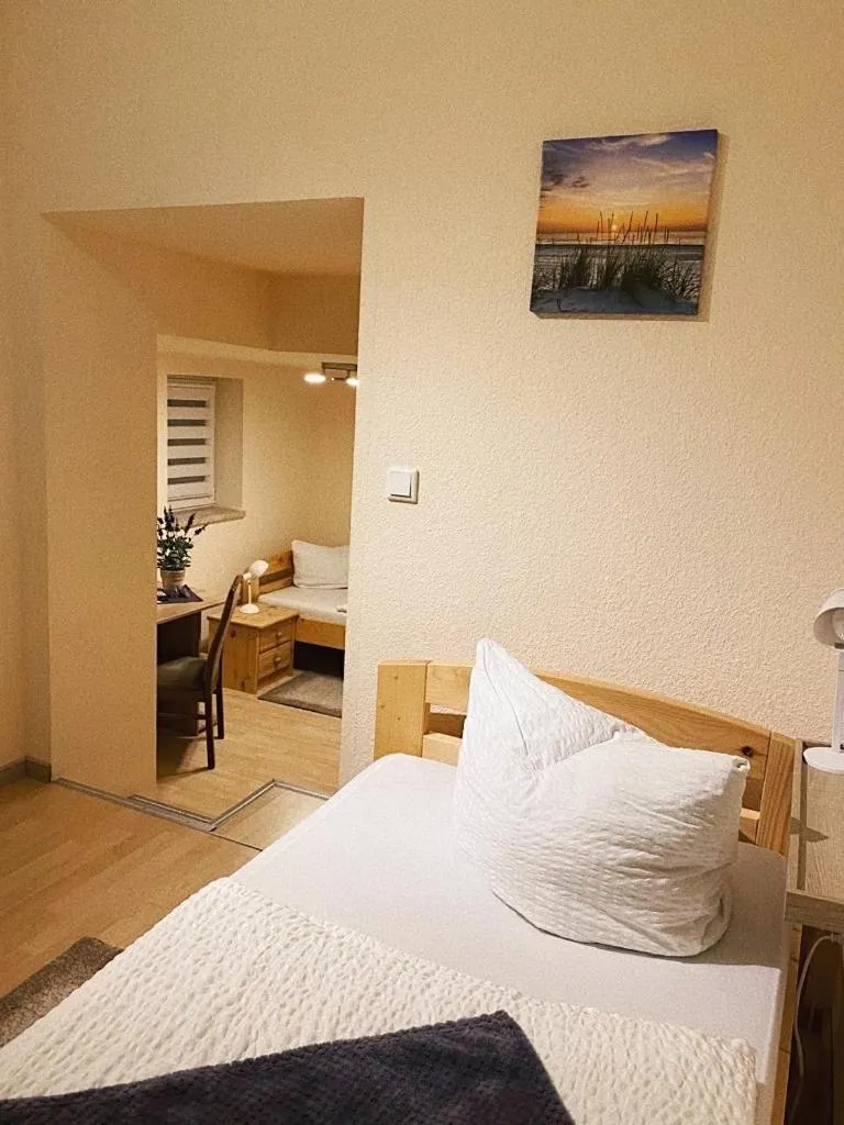 Bed in Pension Lavendel