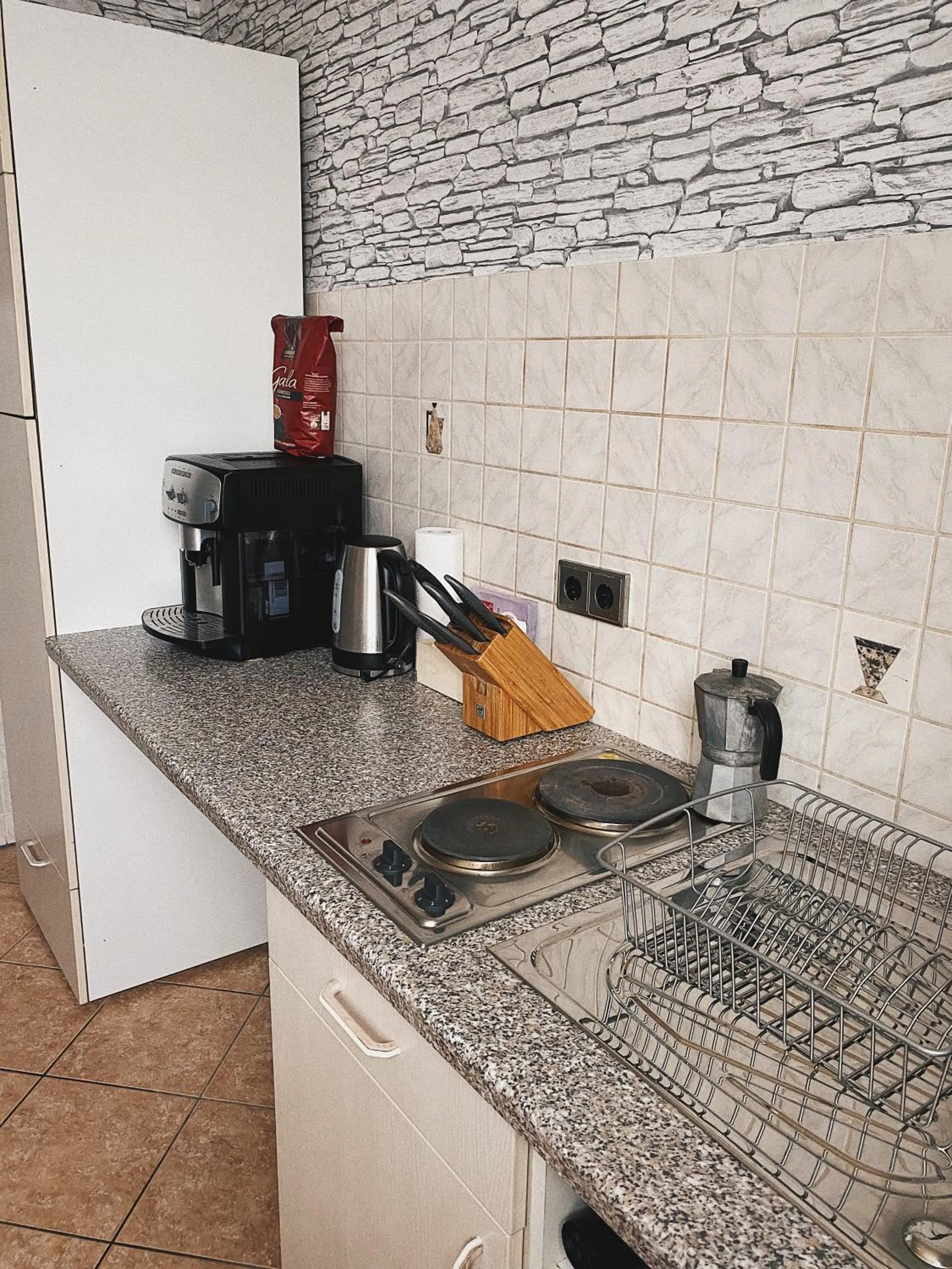 Kitchen or kitchenette in Pension Lavendel