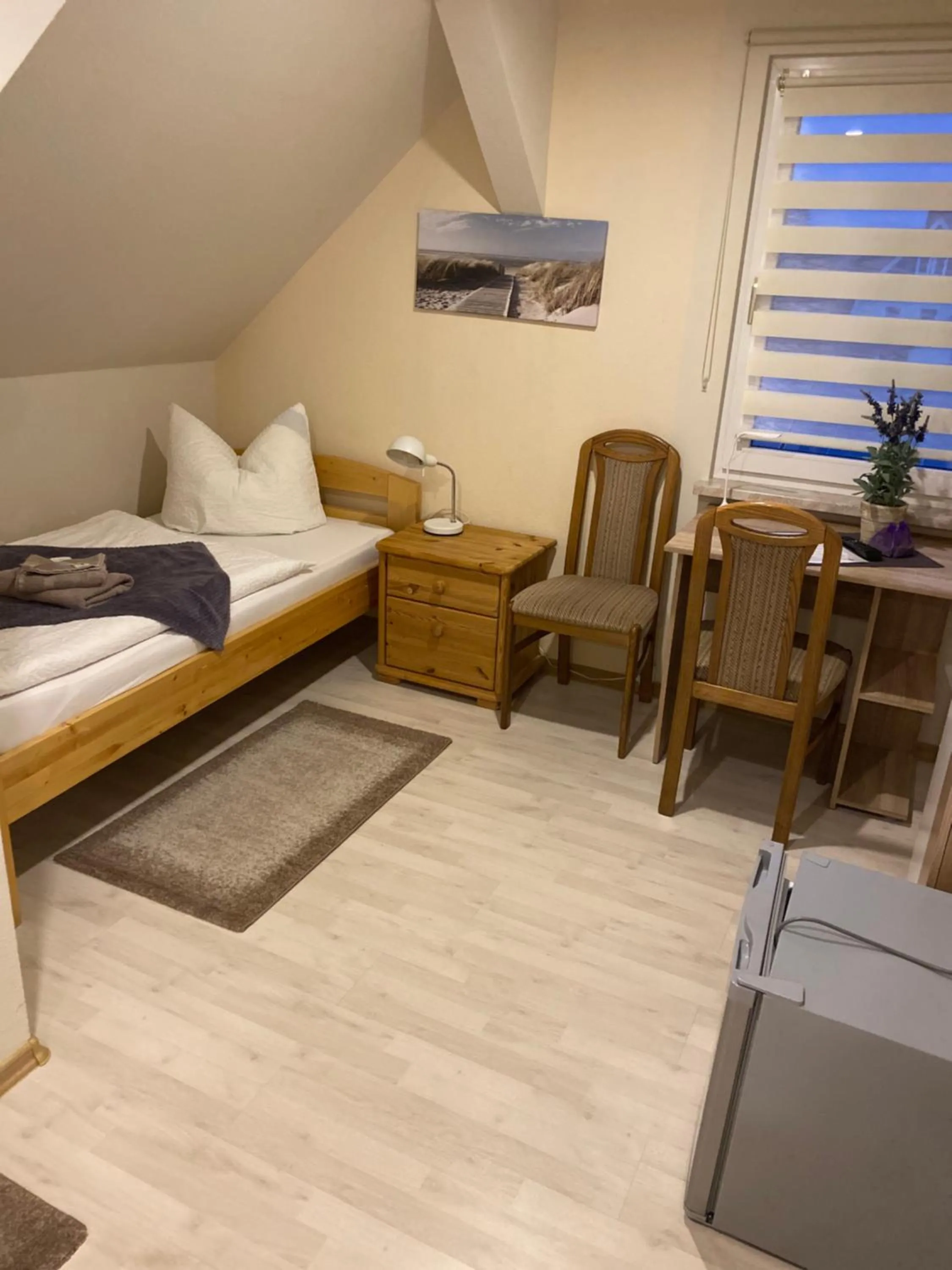 Bed in Pension Lavendel