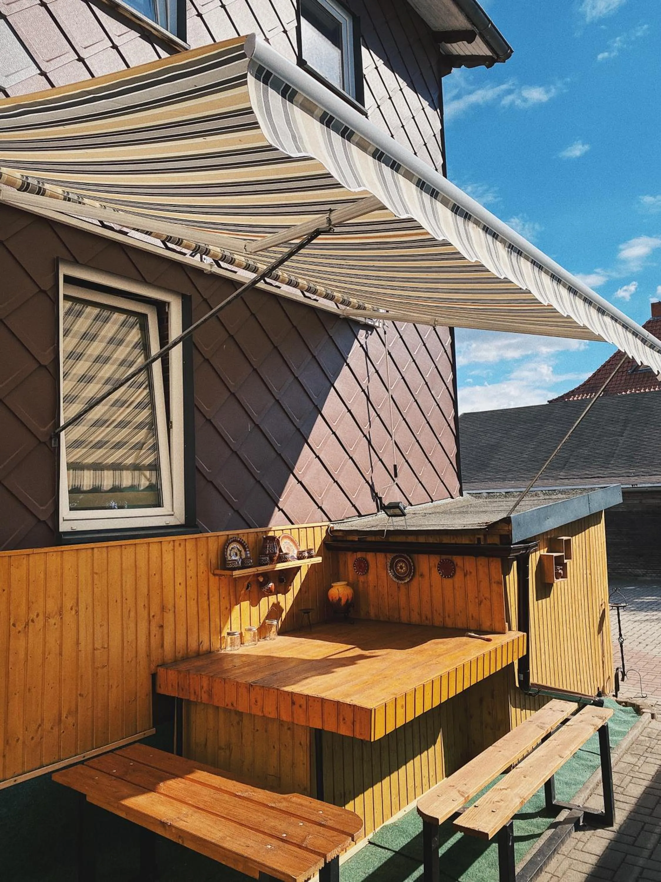 Patio in Pension Lavendel