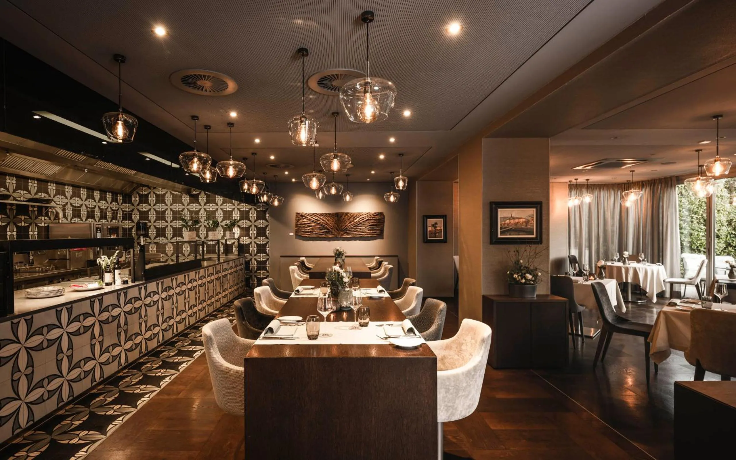 Restaurant/places to eat in Hotel Belvedere Locarno