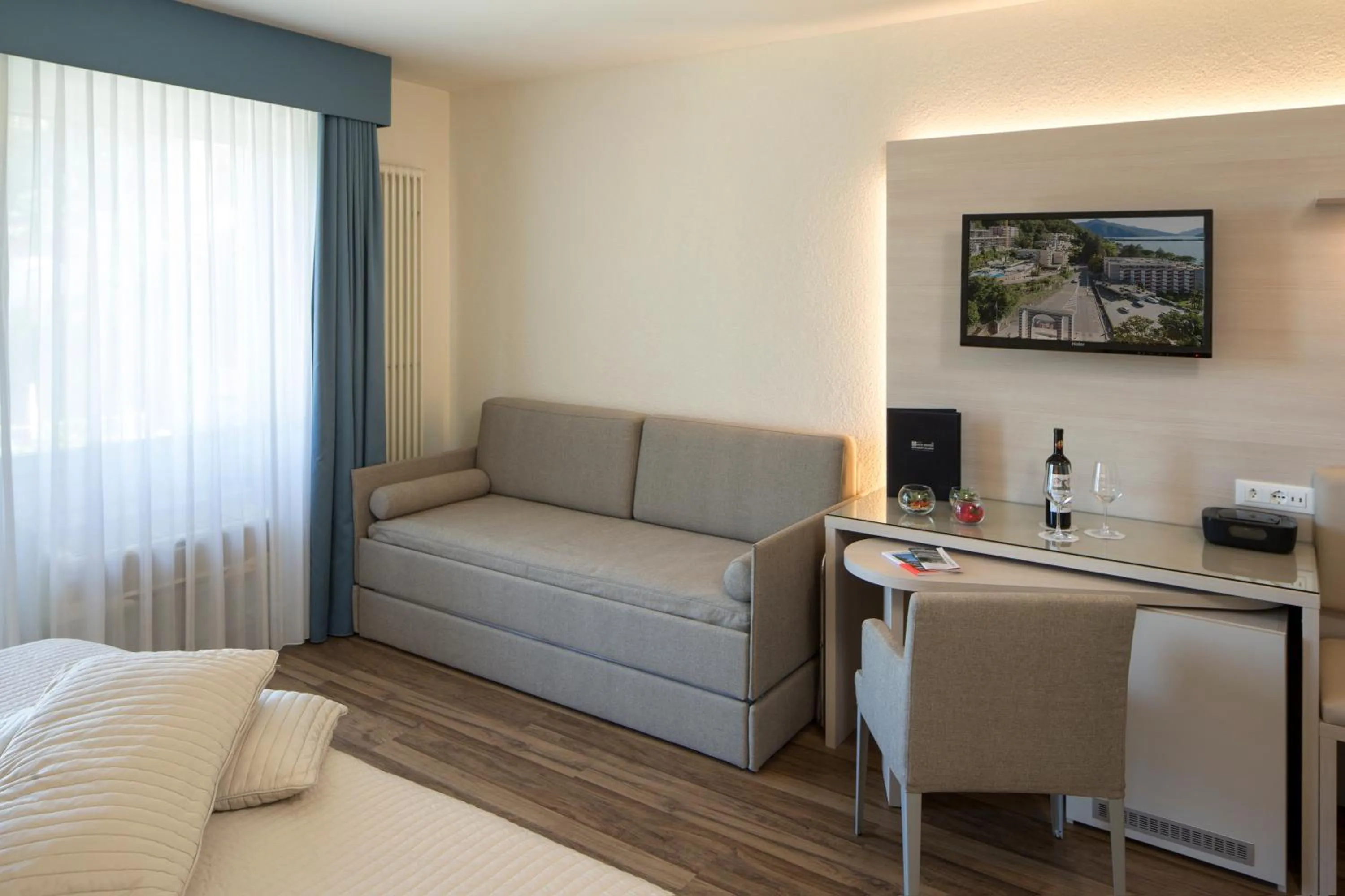 Bed in Hotel Campione