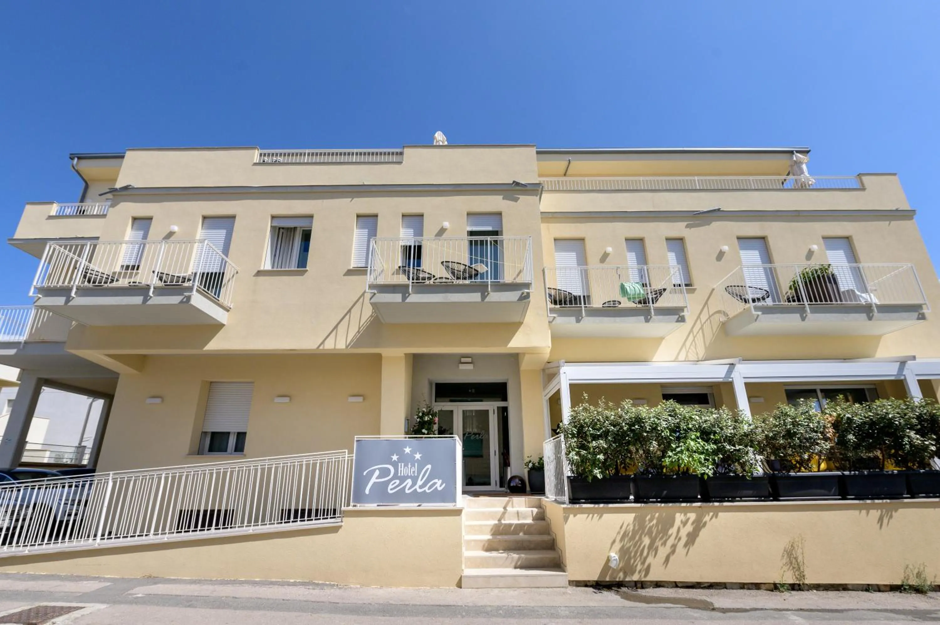 Property building in Hotel Perla