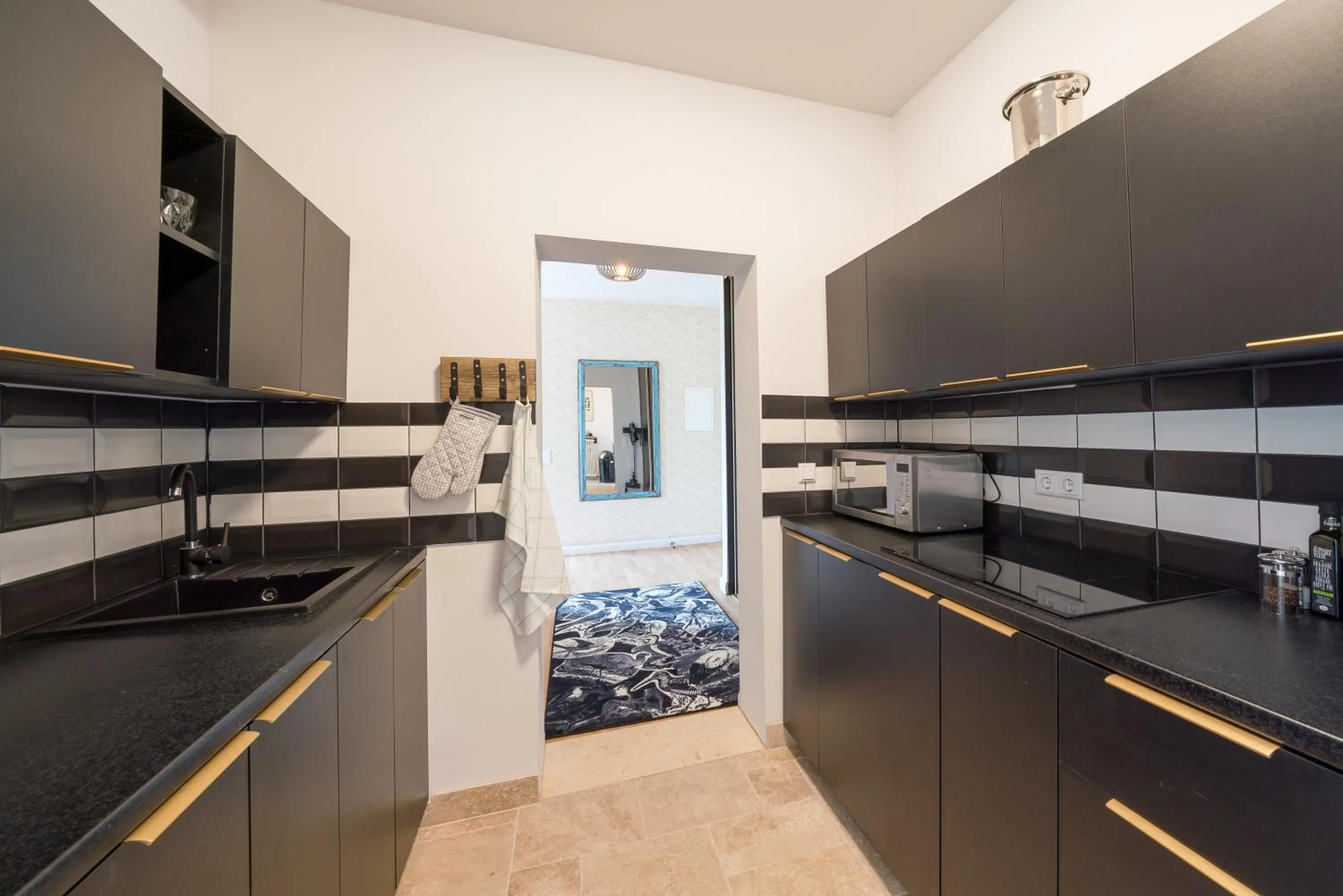 Kitchen or kitchenette in Design Apartments - "Villa Arnim"