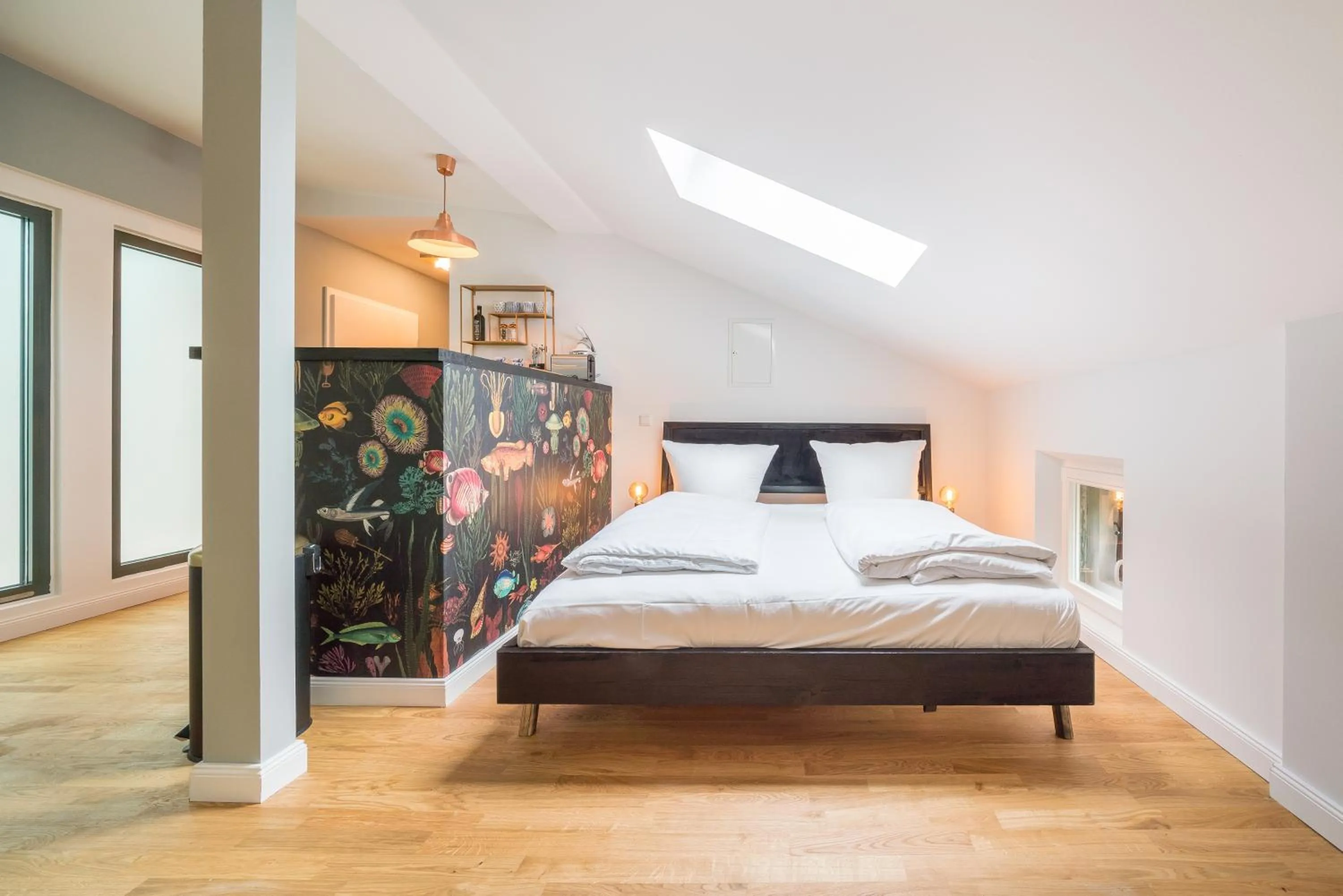 Bedroom, Bed in Design Apartments - "Villa Arnim"