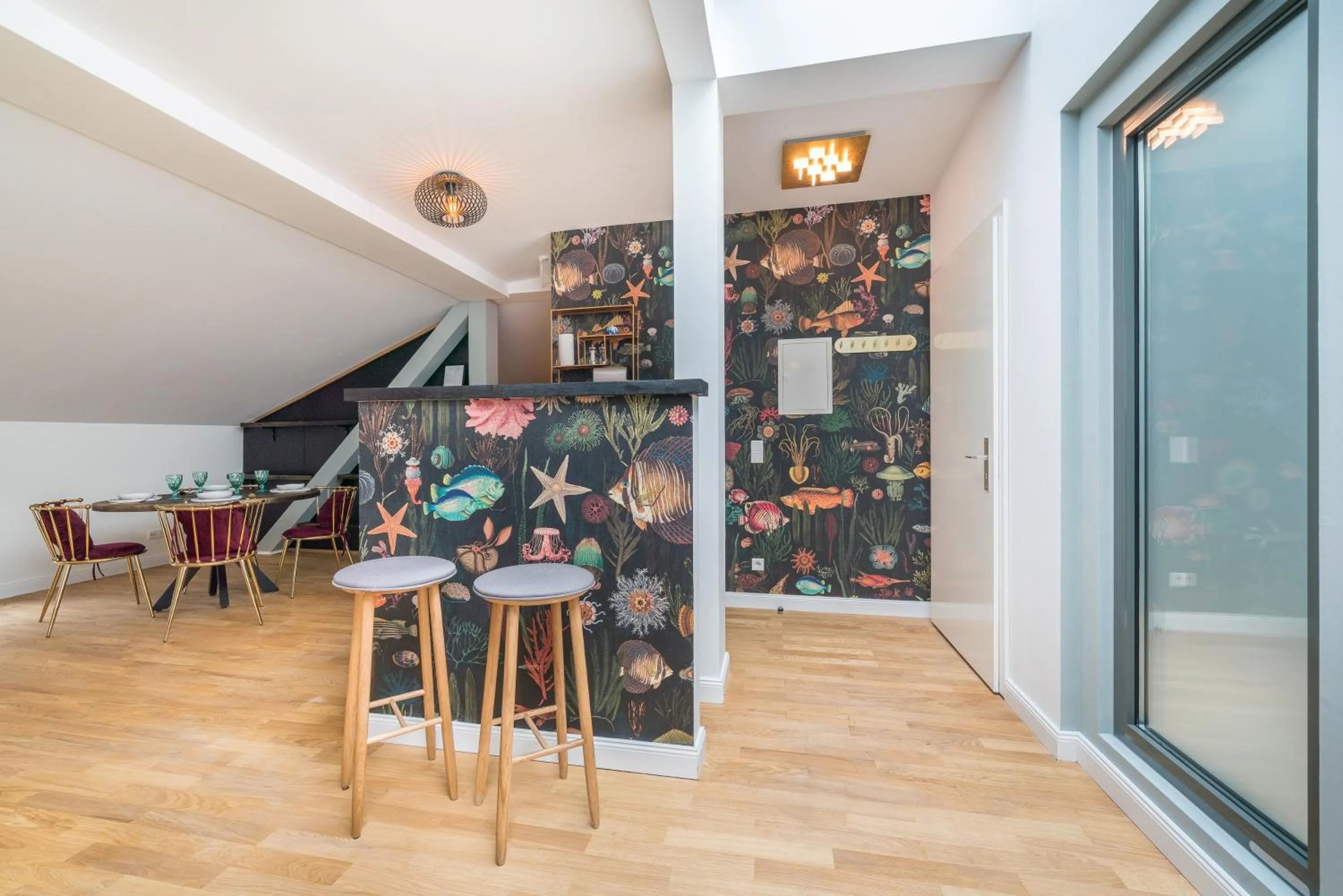 Living room in Design Apartments - "Villa Arnim"